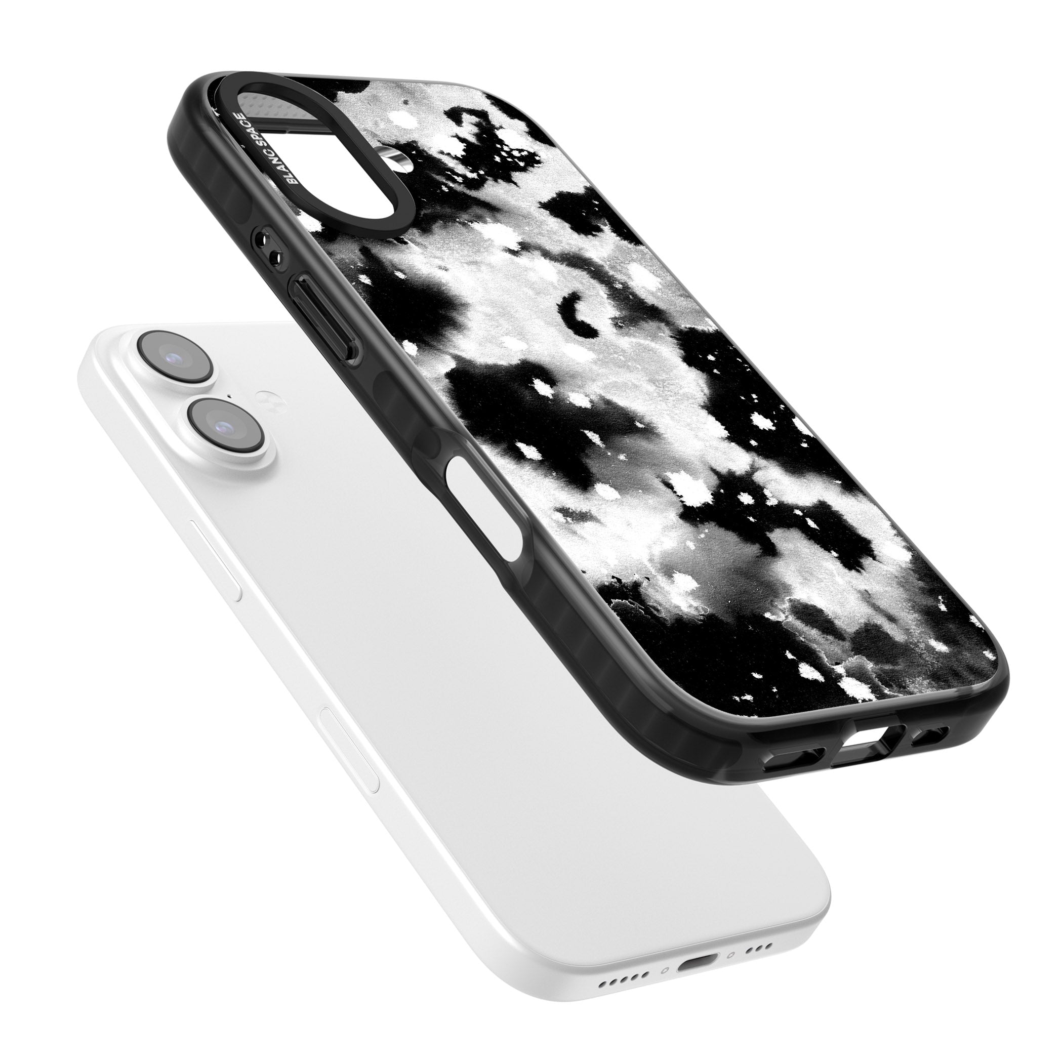 Acid Wash Ink Cloud iPhone 17 Impact Black Phone Case Colours