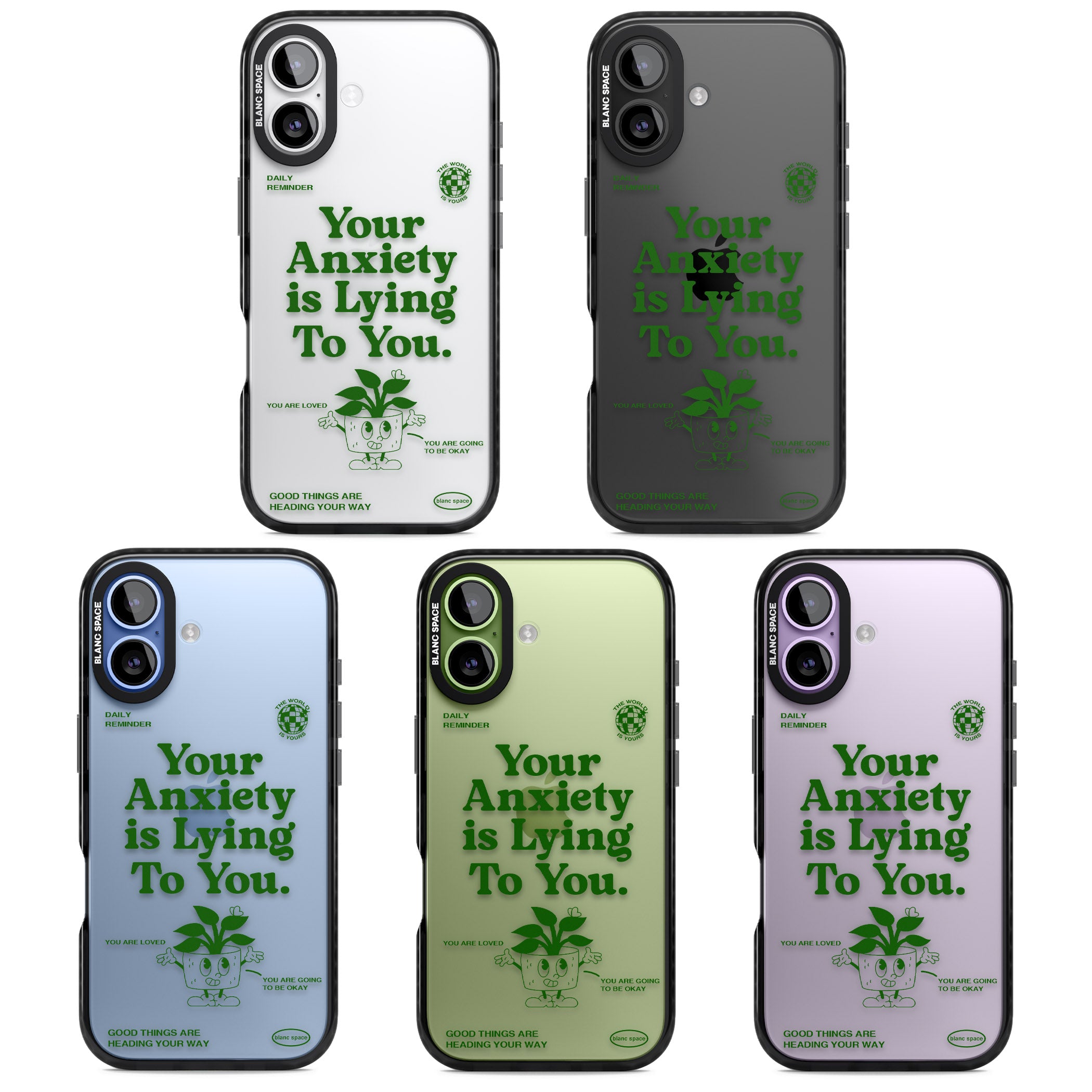 Your Anxiety Is Lying To You iPhone 17 Impact Black Phone Case APT Impact Protection