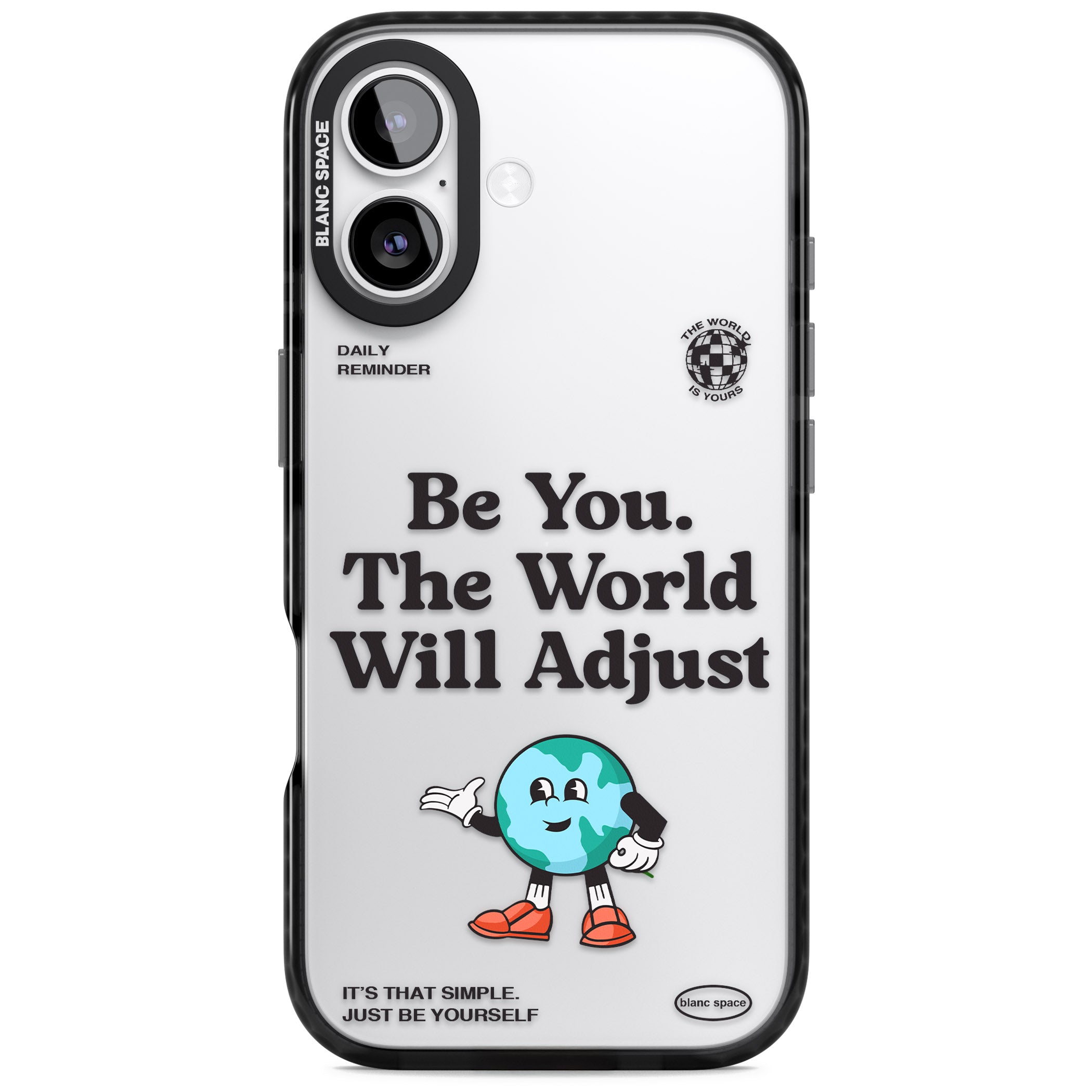 Be You The World Will Adjust iPhone 17 Impact Black Phone Case
