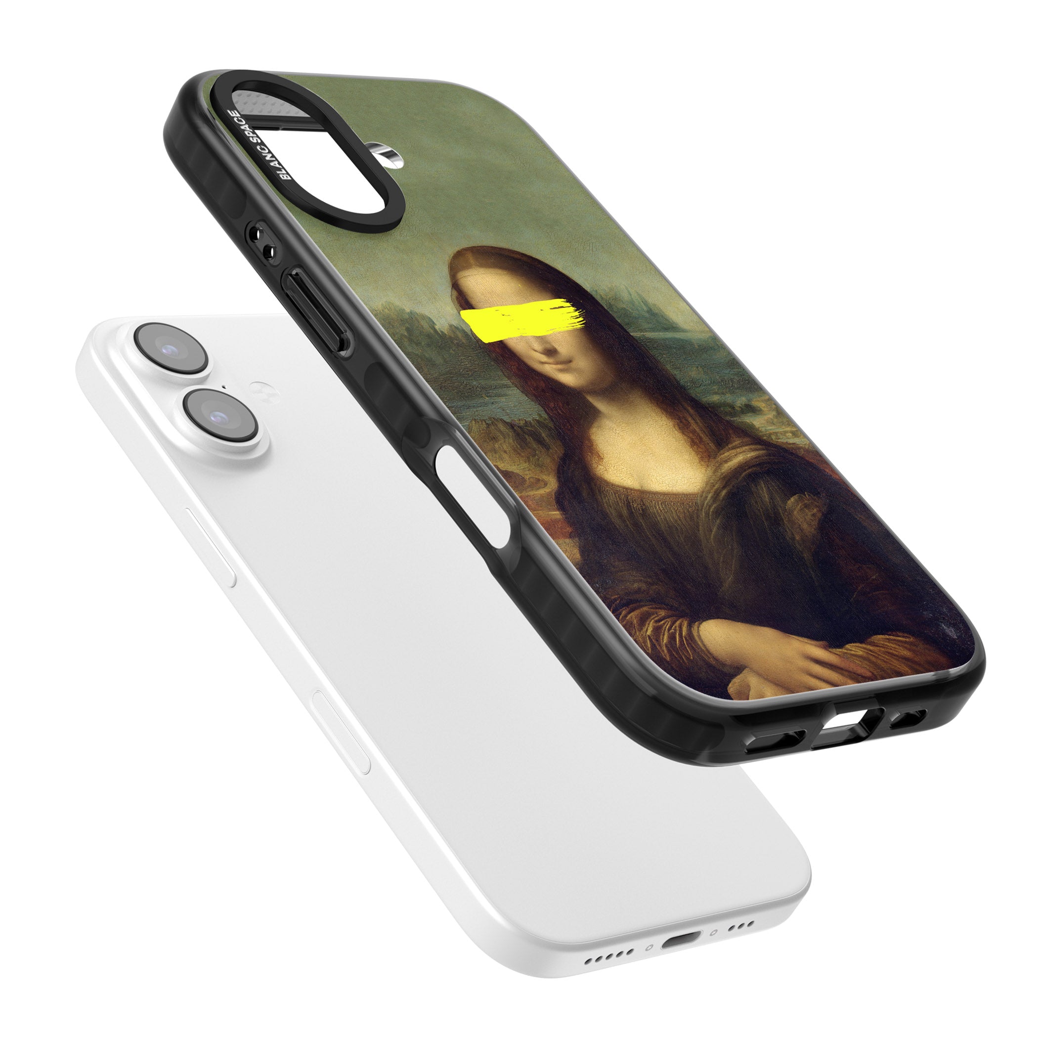 Vandaled Mona Lisa iPhone 17 Impact Black Phone Case Colours