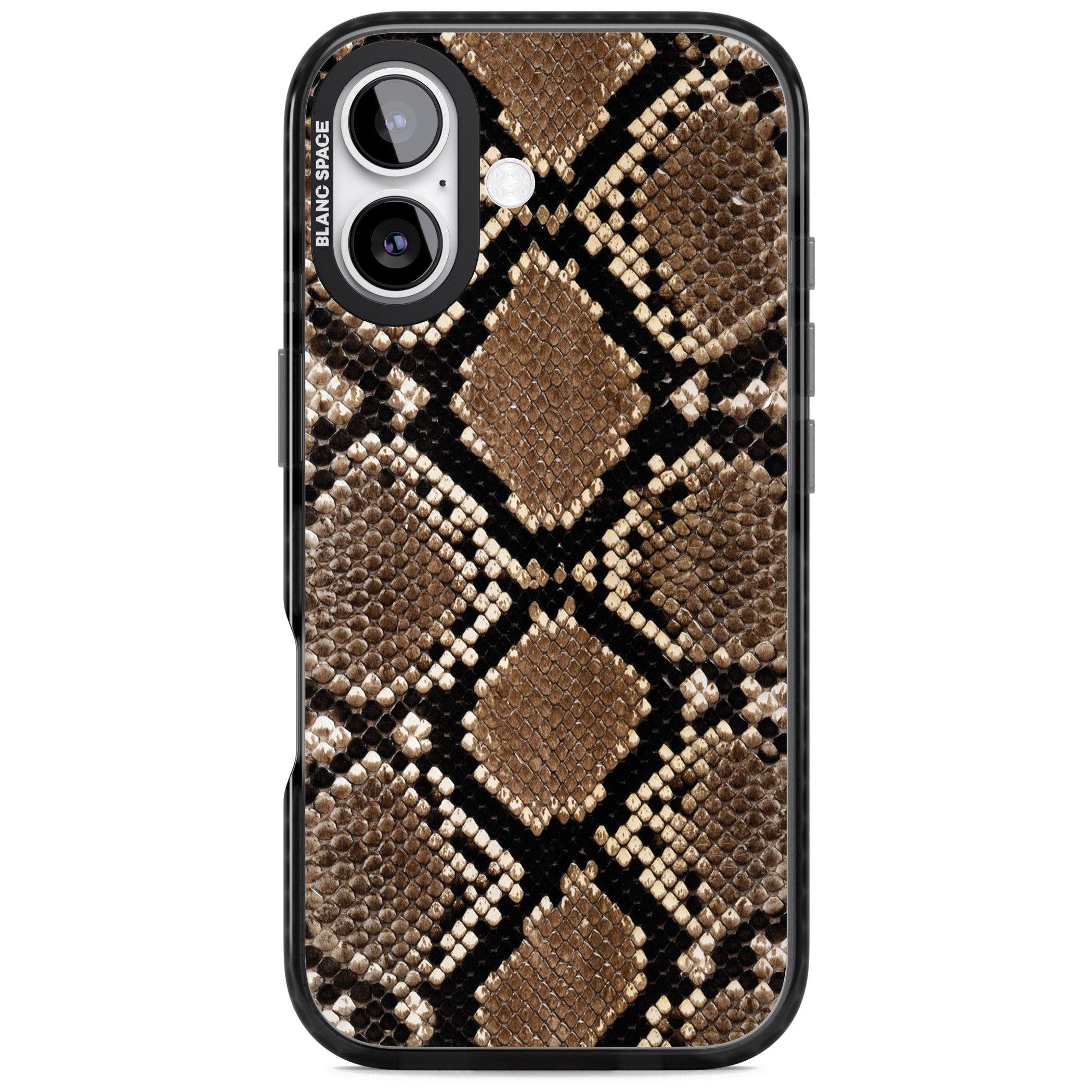 Snakeskin iPhone 17 Impact Black Phone Case