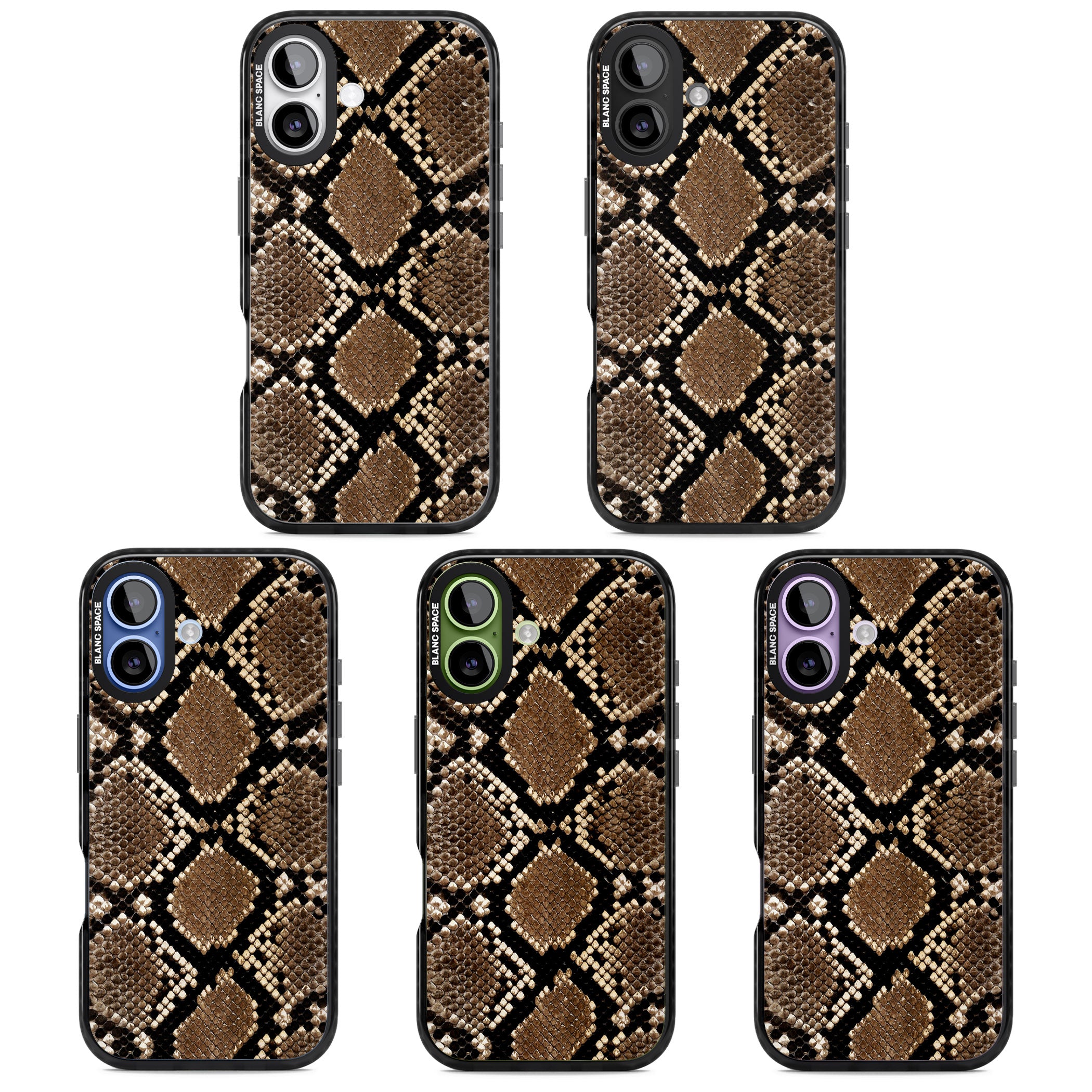 Snakeskin iPhone 17 Impact Black Phone Case APT Impact Protection