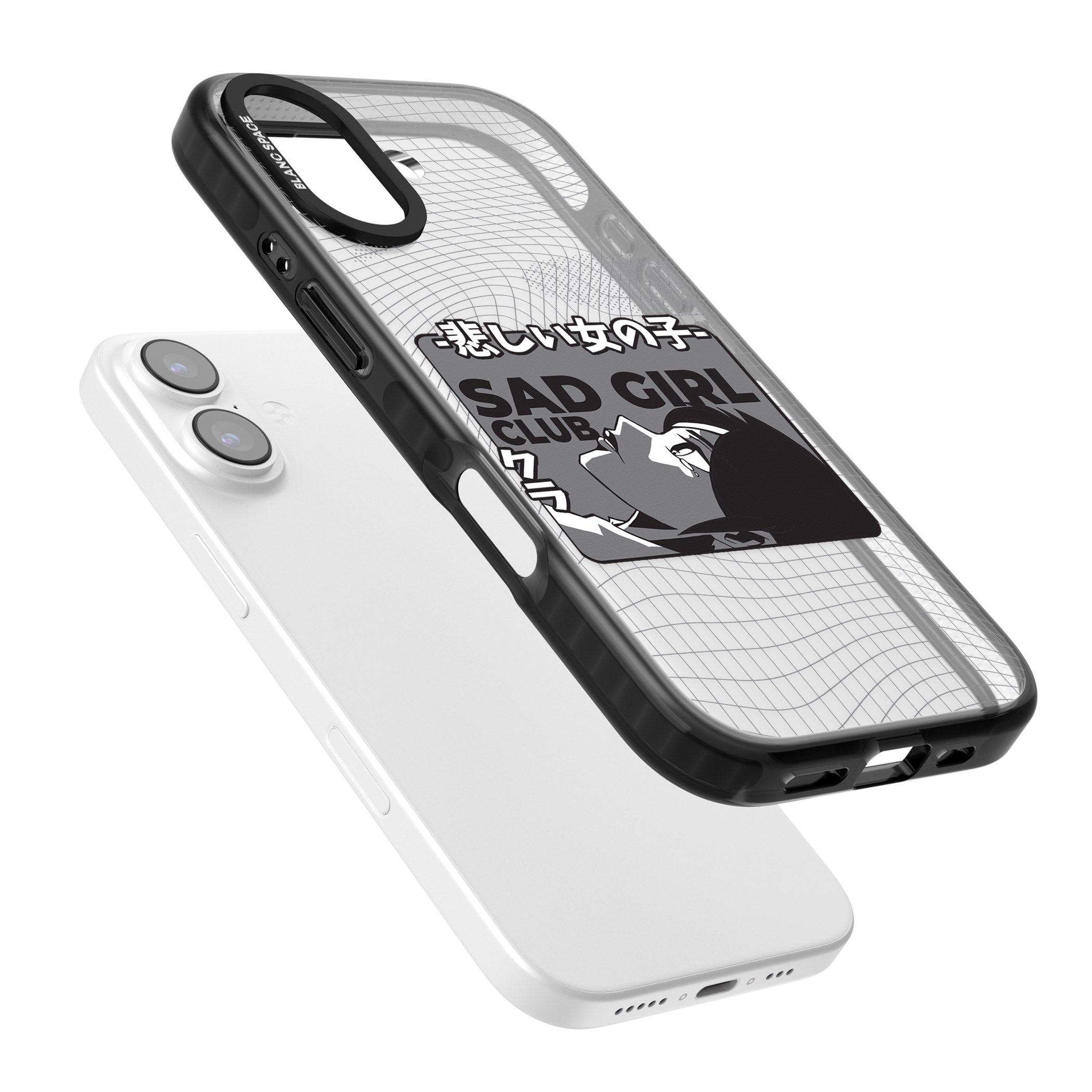 Sad Girl Club iPhone 17 Impact Black Phone Case Colours