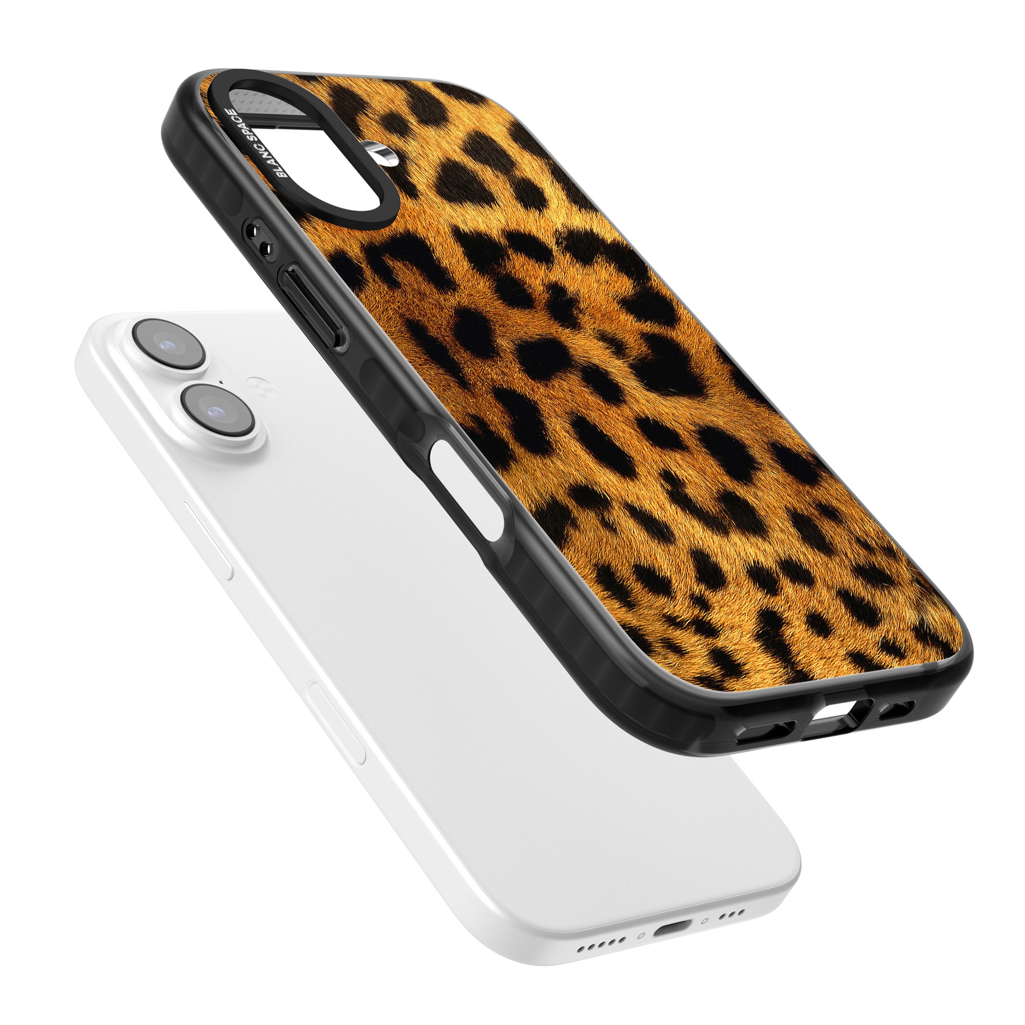 Leopard Print iPhone 17 Impact Black Phone Case Colours