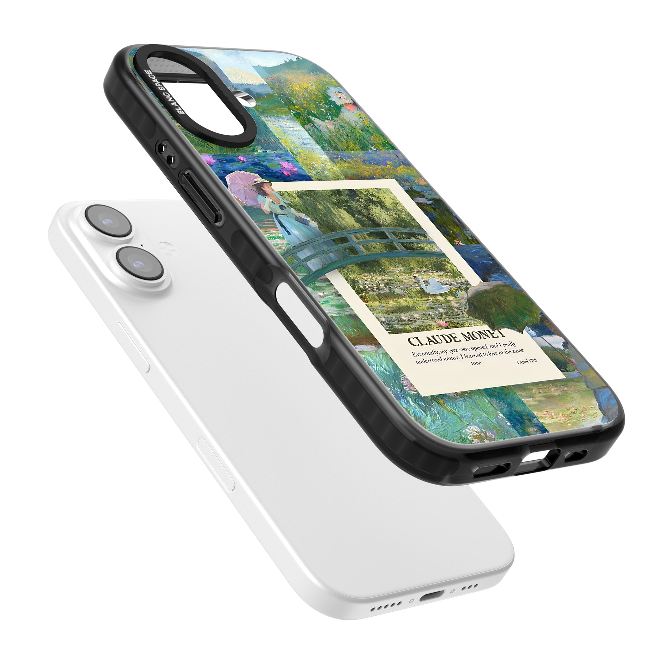 Monet Gardens iPhone 17 Impact Black Phone Case Colours