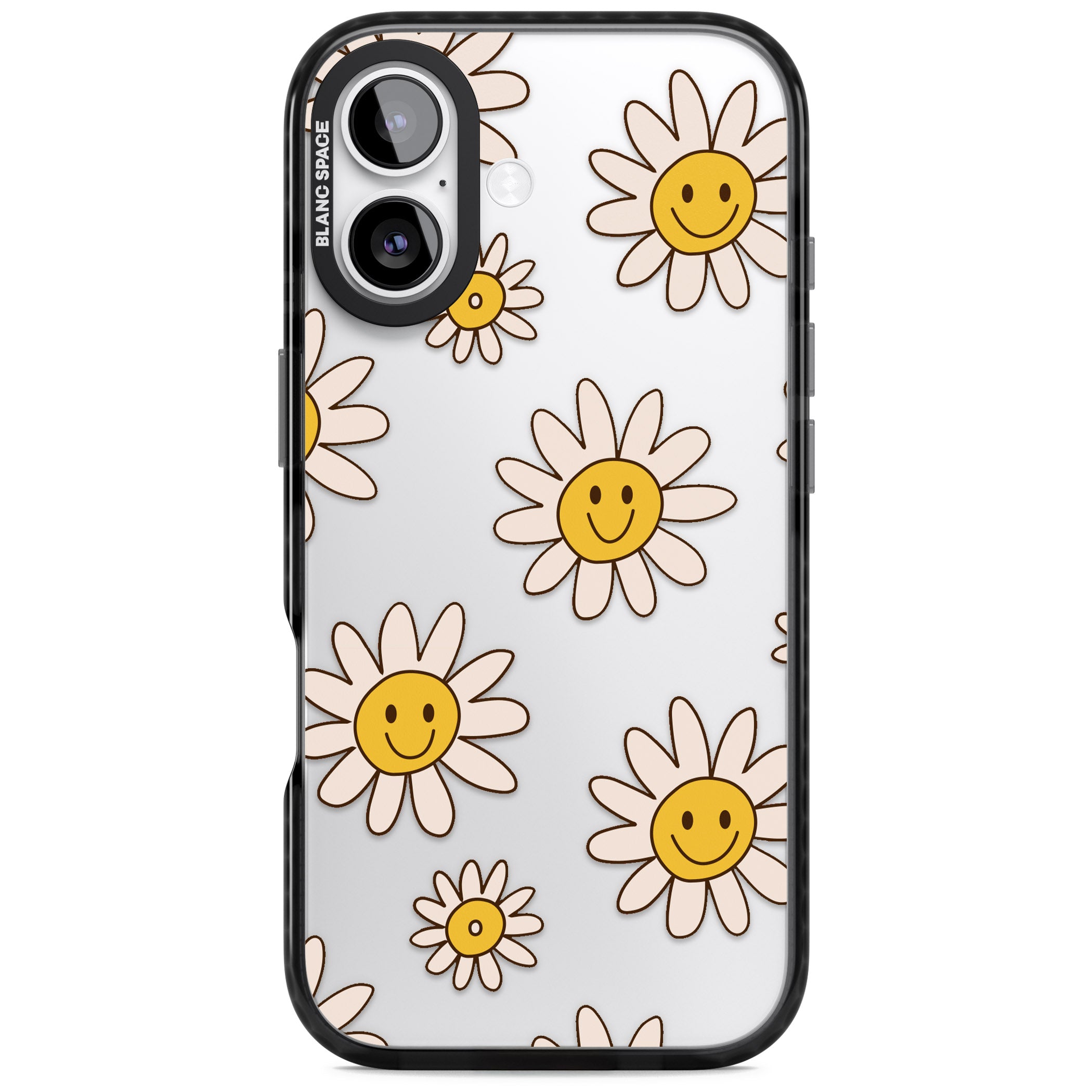 Daisy Faces iPhone 17 Impact Black Phone Case
