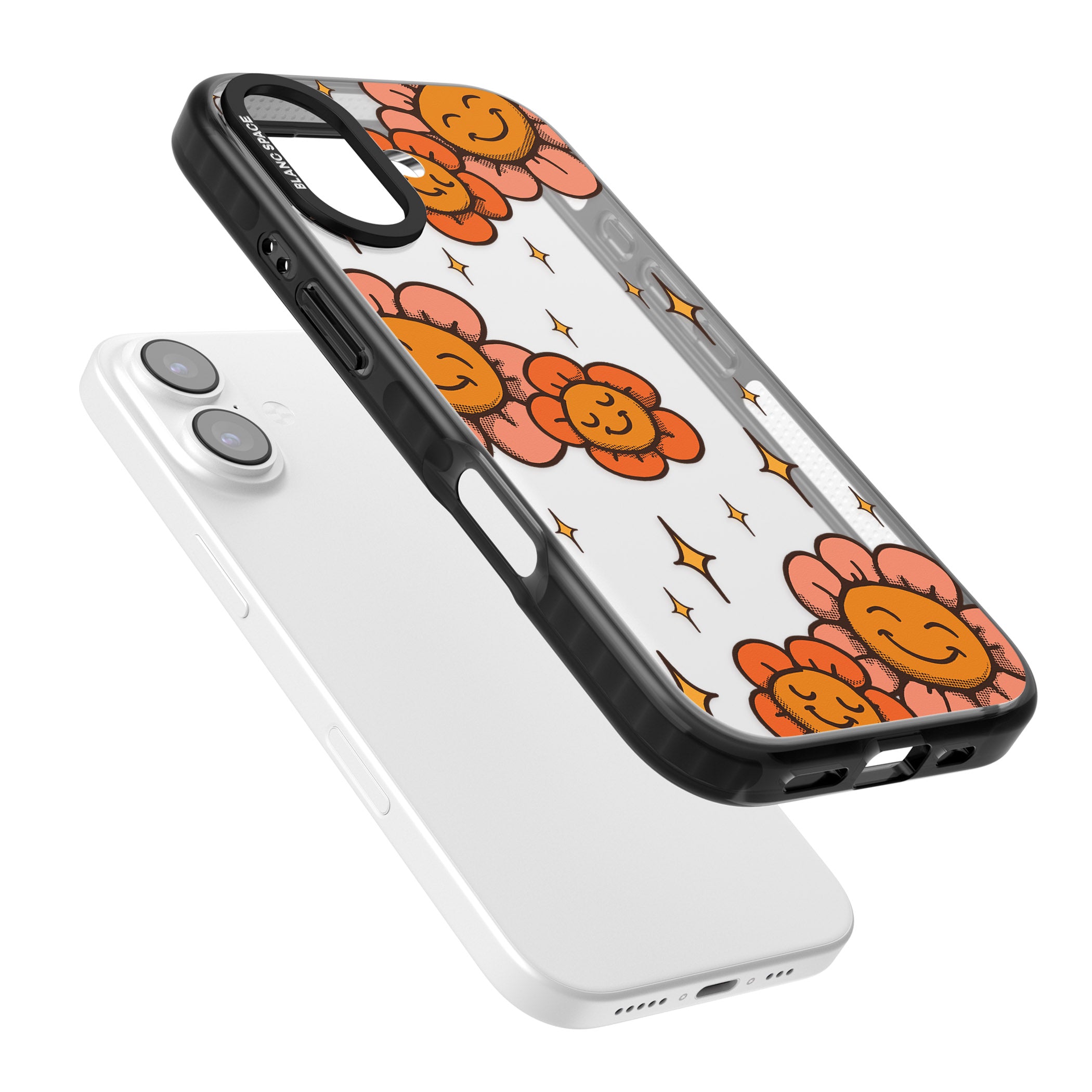 Mellow Flowers iPhone 17 Impact Black Phone Case Colours