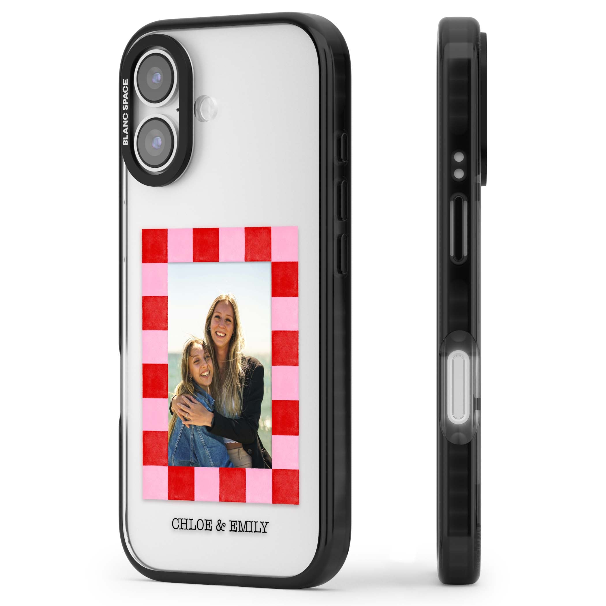 Personalised Bubblegum Check Photo