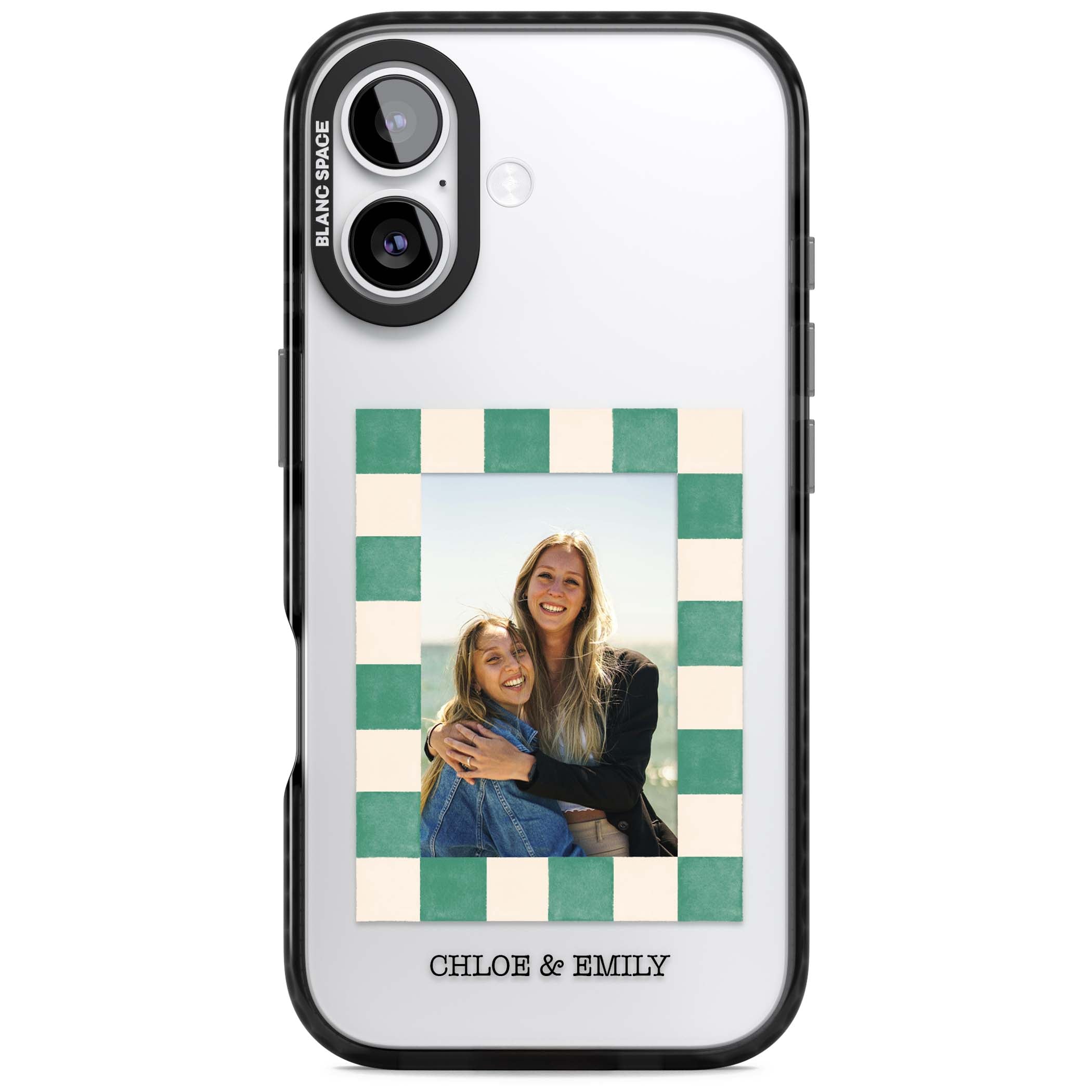 Personalised Seafoam Check Photo