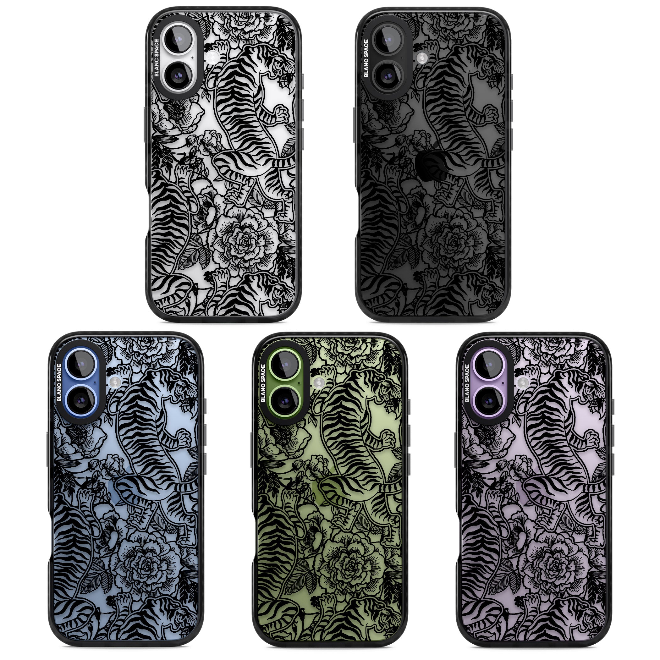 Personalised Chinese Tiger Pattern iPhone 17 Impact Black Phone Case APT Impact Protection