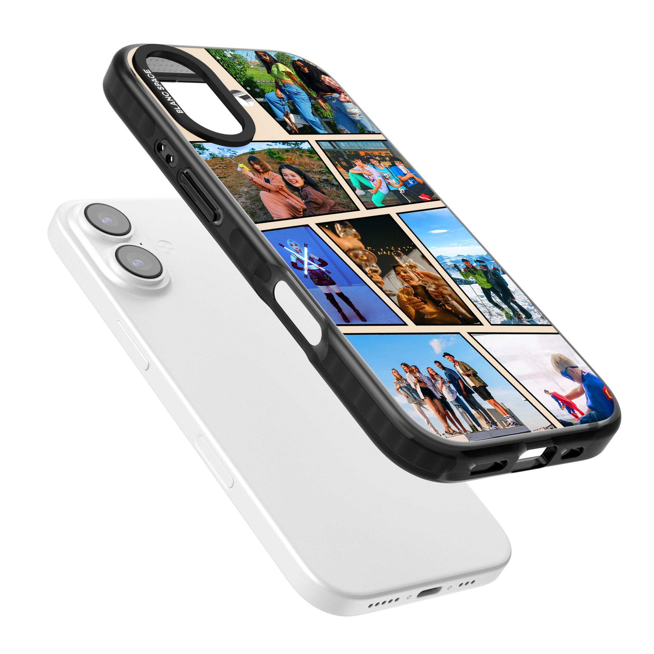 Personalised Comic Strip Photo iPhone 17 Impact Black Phone Case Colours