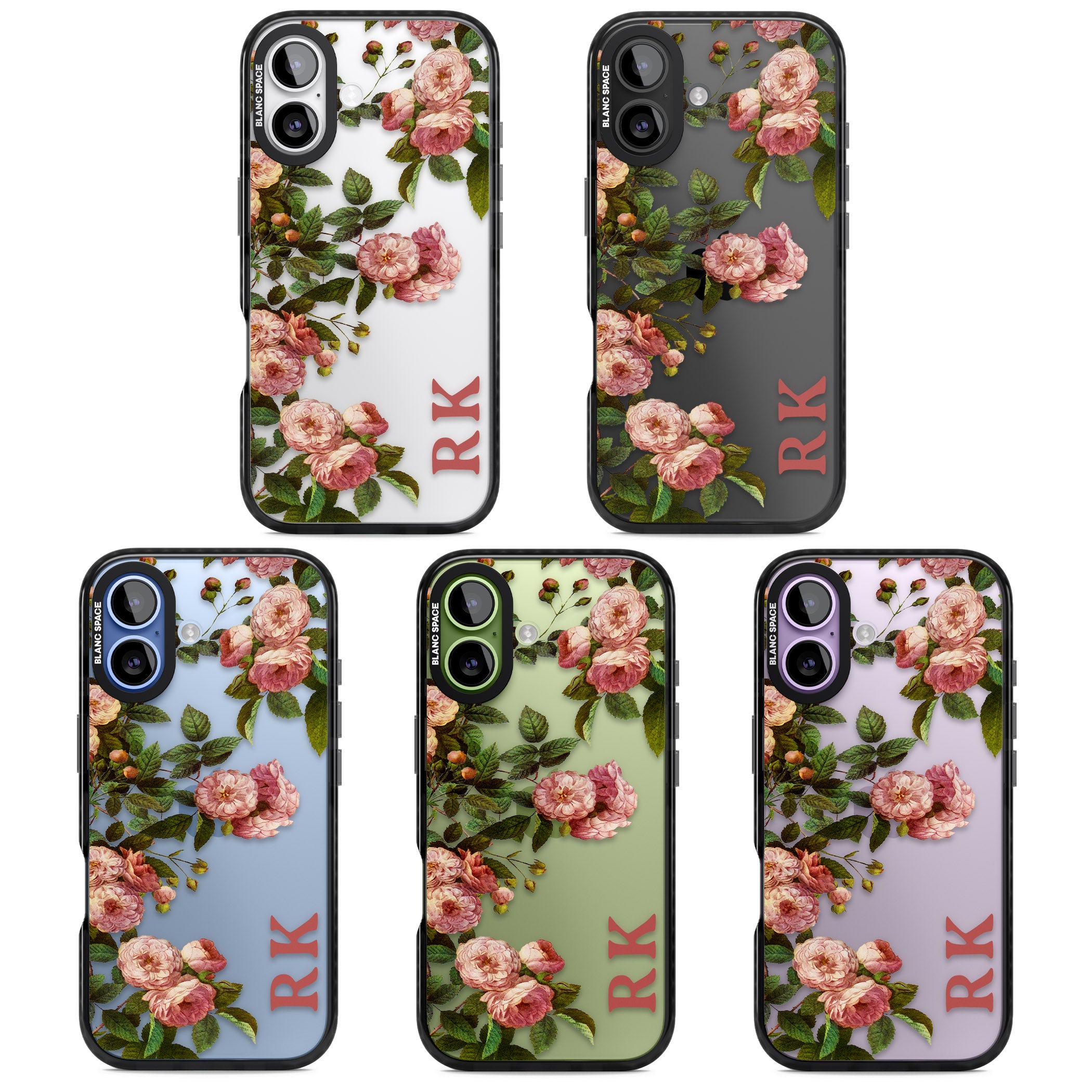 Personalised Vintage Floral Garden iPhone 17 Impact Black Phone Case APT Impact Protection
