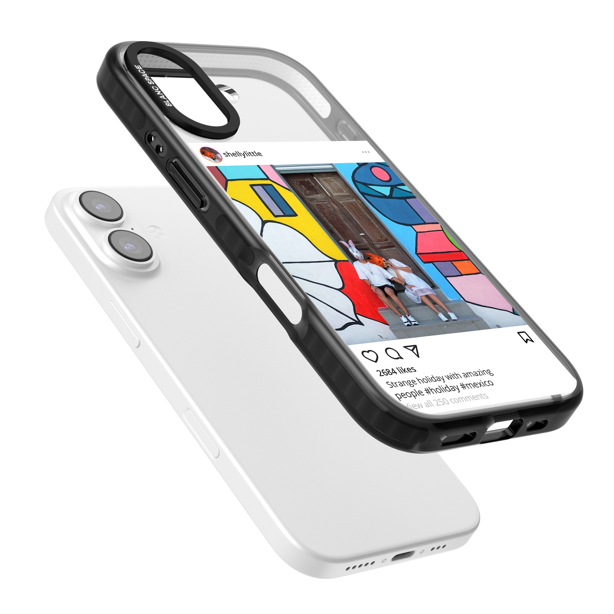 Personalised Instagram iPhone 17 Impact Black Phone Case Colours