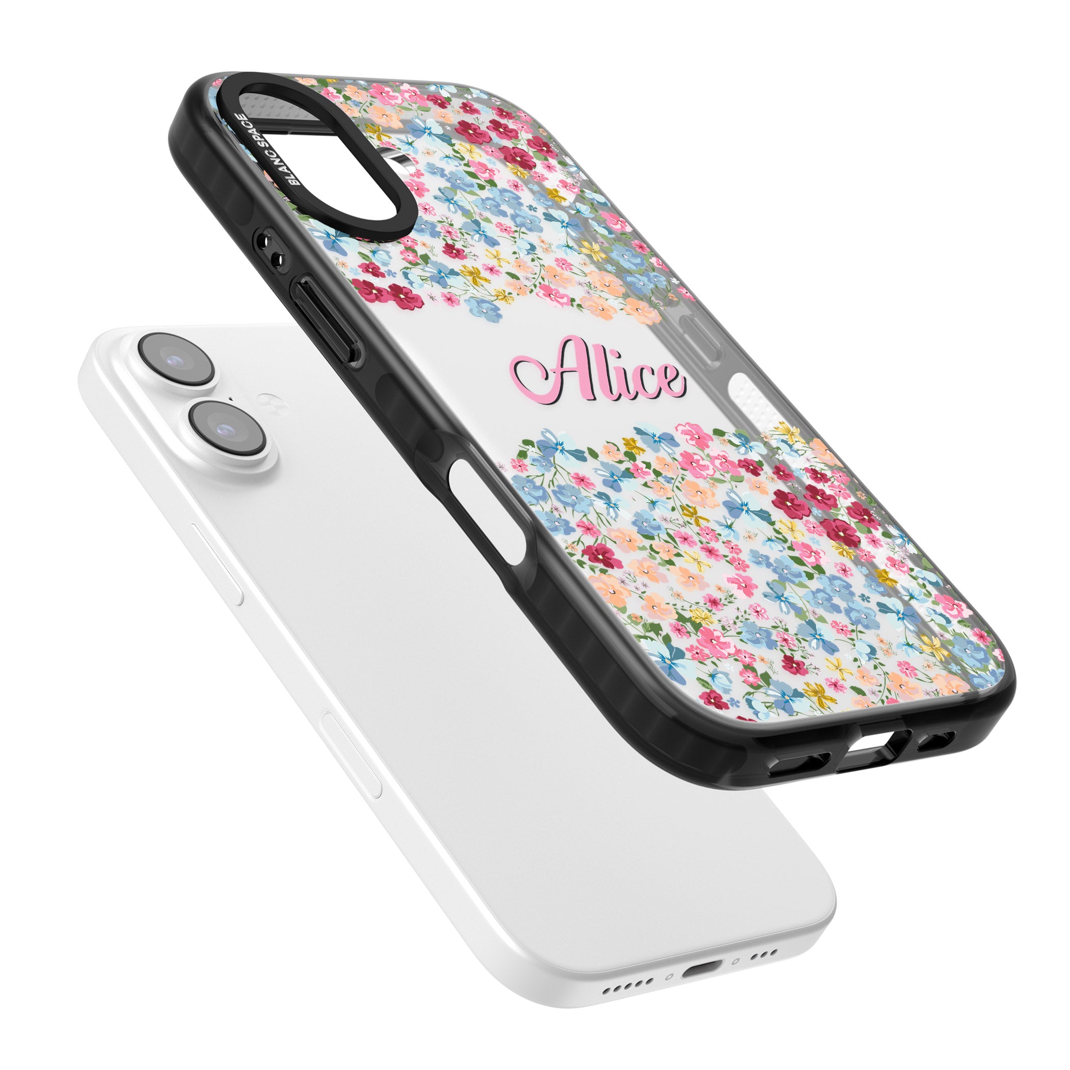 Personalised Venetian Meadow iPhone 17 Impact Black Phone Case Colours