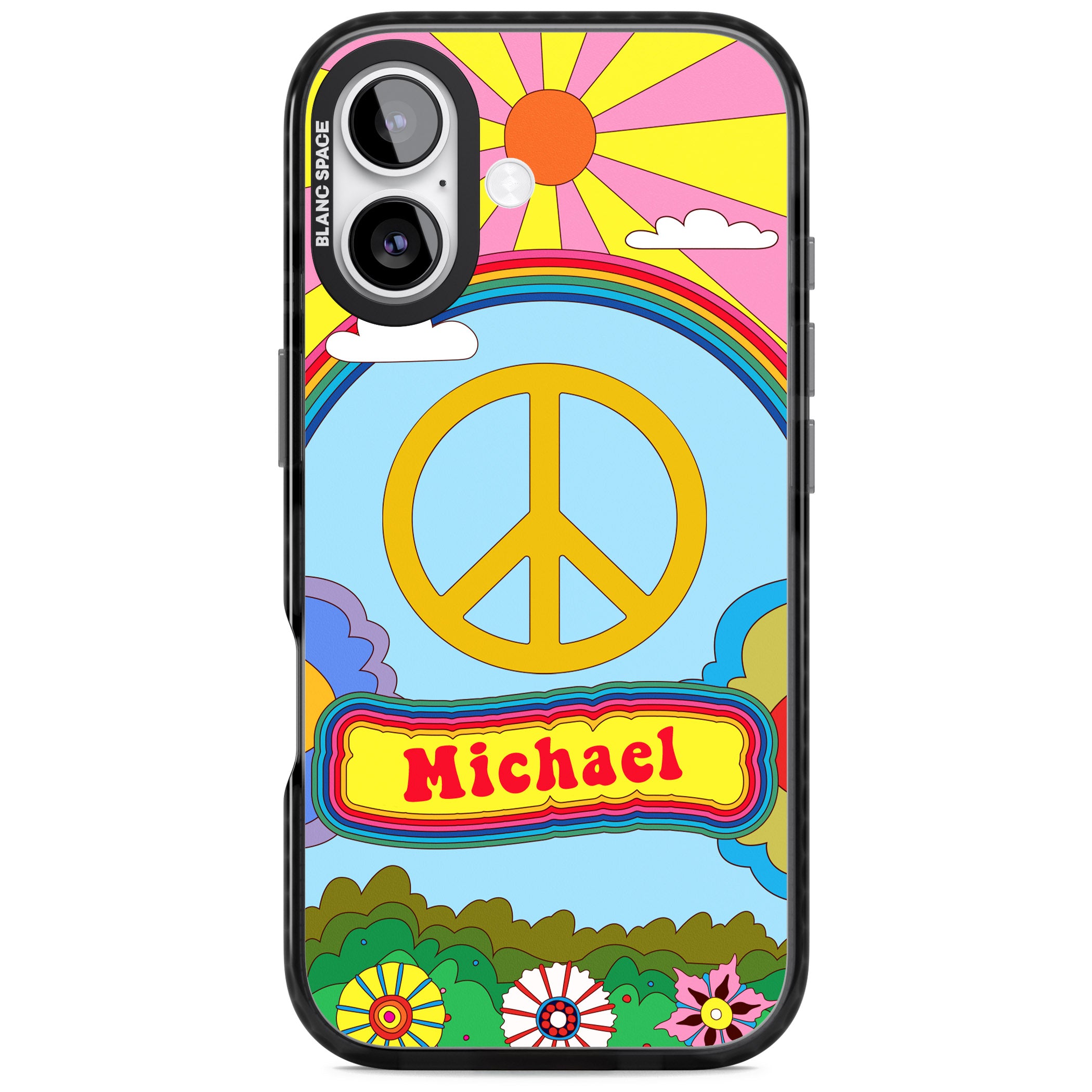 Personalised Happy Days iPhone 17 Impact Black Phone Case