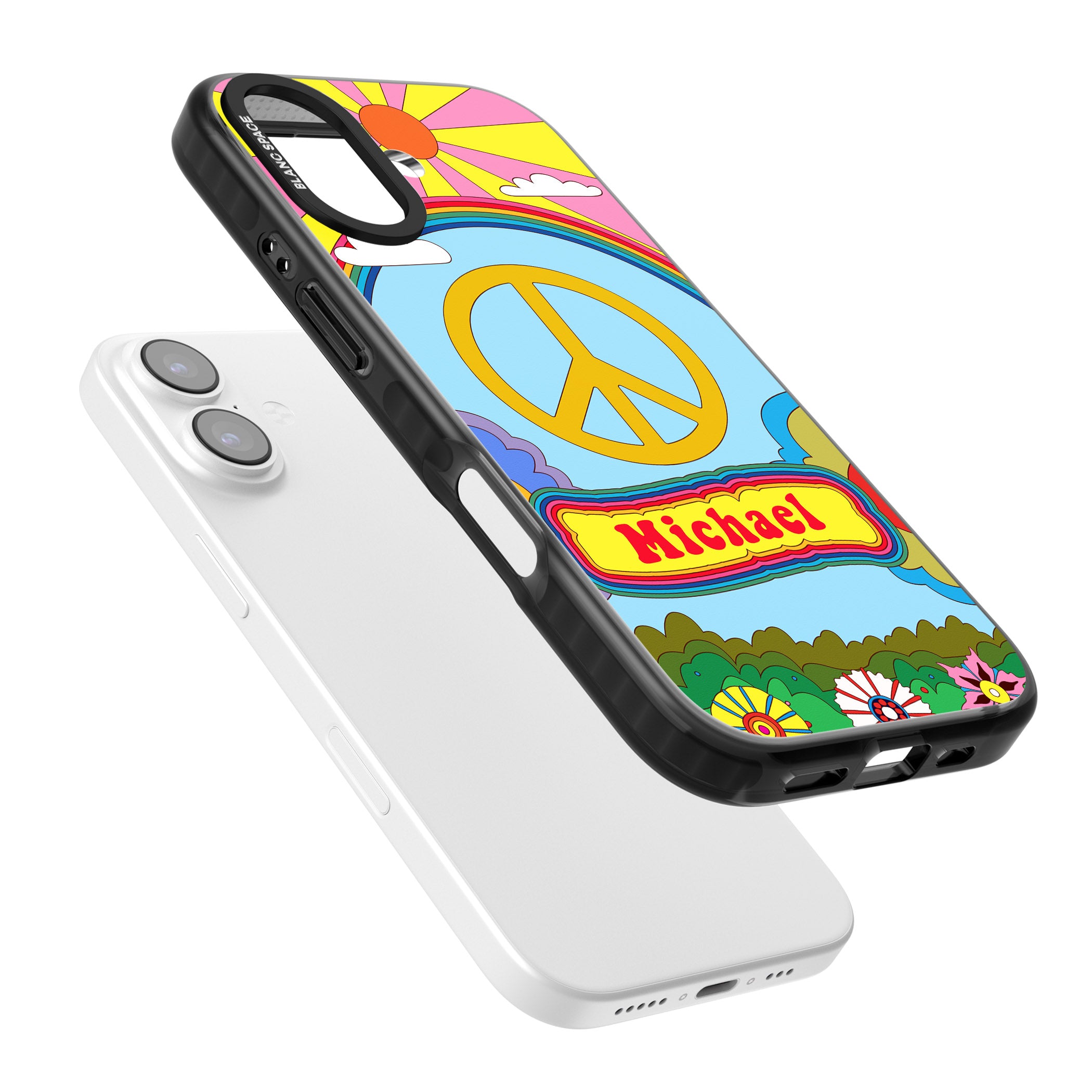 Personalised Happy Days iPhone 17 Impact Black Phone Case Colours