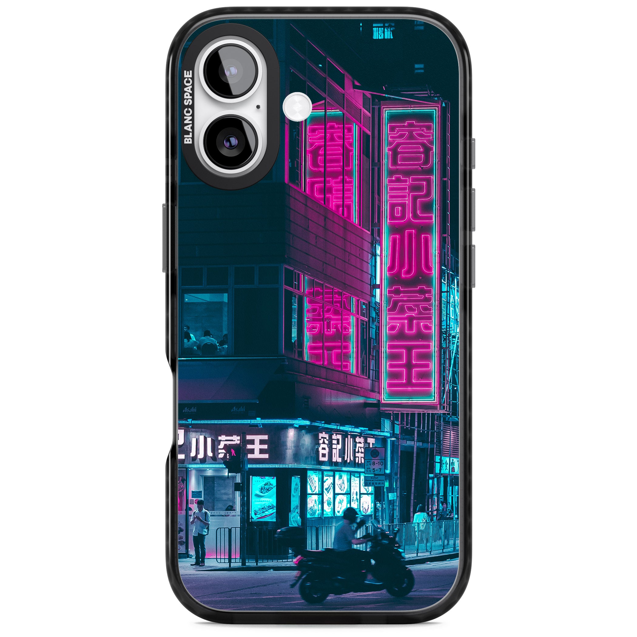 Neon City Ride iPhone 17 Impact Black Phone Case