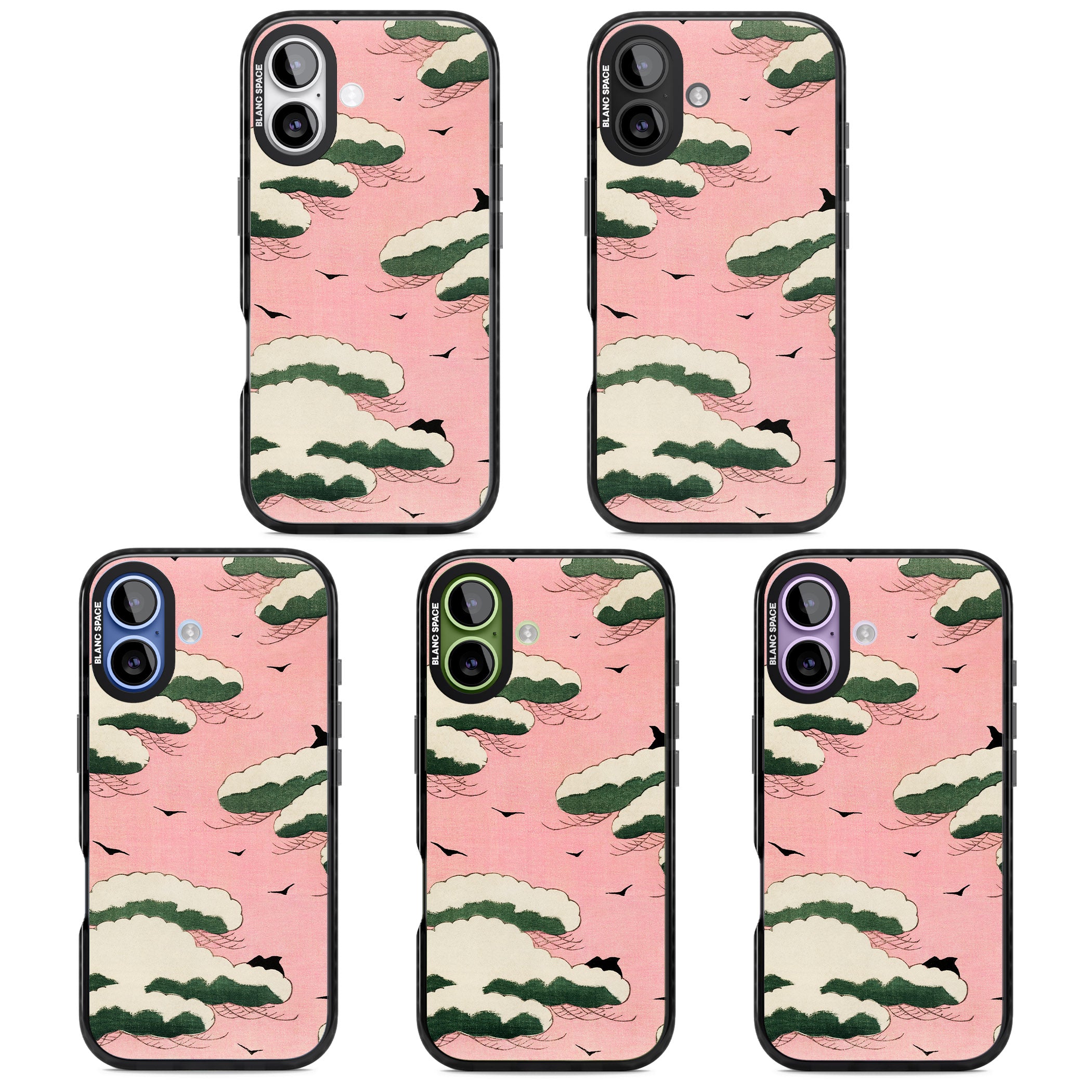Japanese Pink Sky iPhone 17 Impact Black Phone Case APT Impact Protection