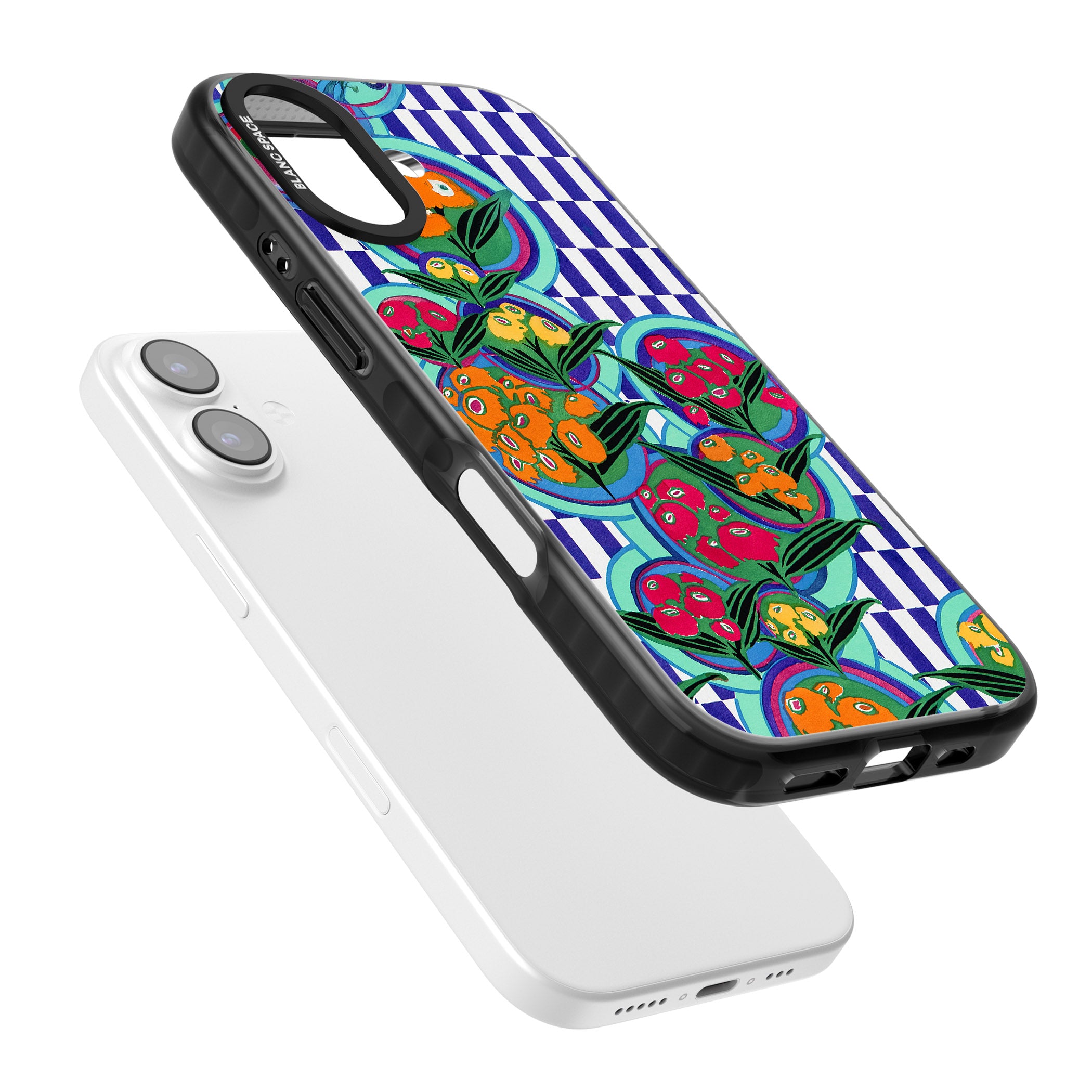 Vintage Fruit Plates iPhone 17 Impact Black Phone Case Colours