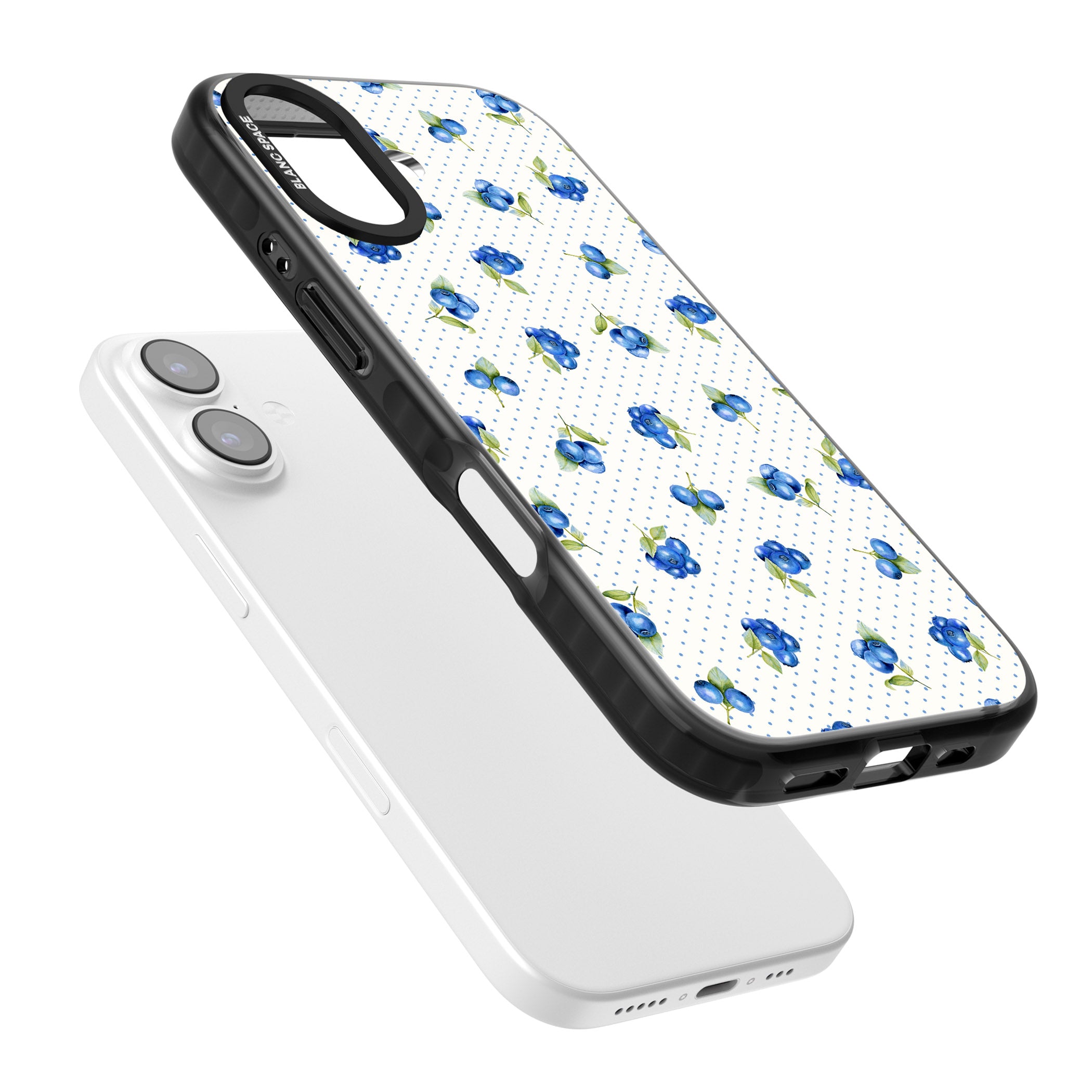 Blueberry Picnic iPhone 17 Impact Black Phone Case Colours