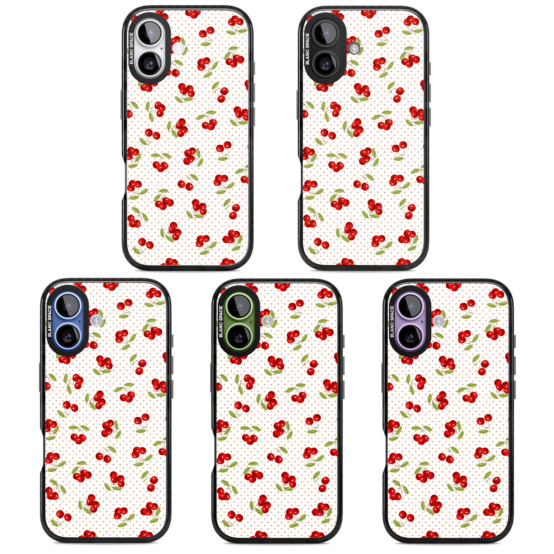 Cherry Picking iPhone 17 Impact Black Phone Case APT Impact Protection