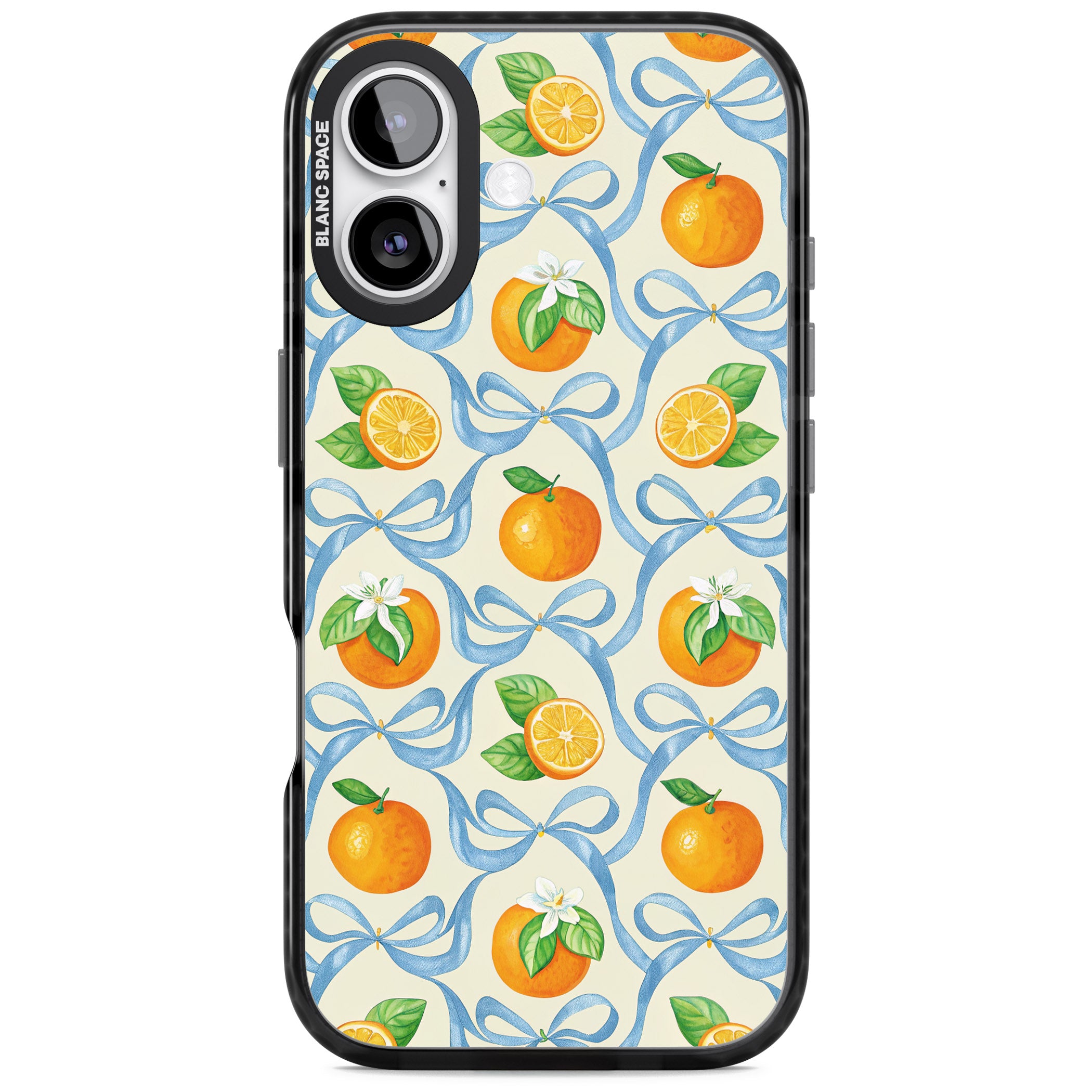 Bows & Clementines iPhone 17 Impact Black Phone Case