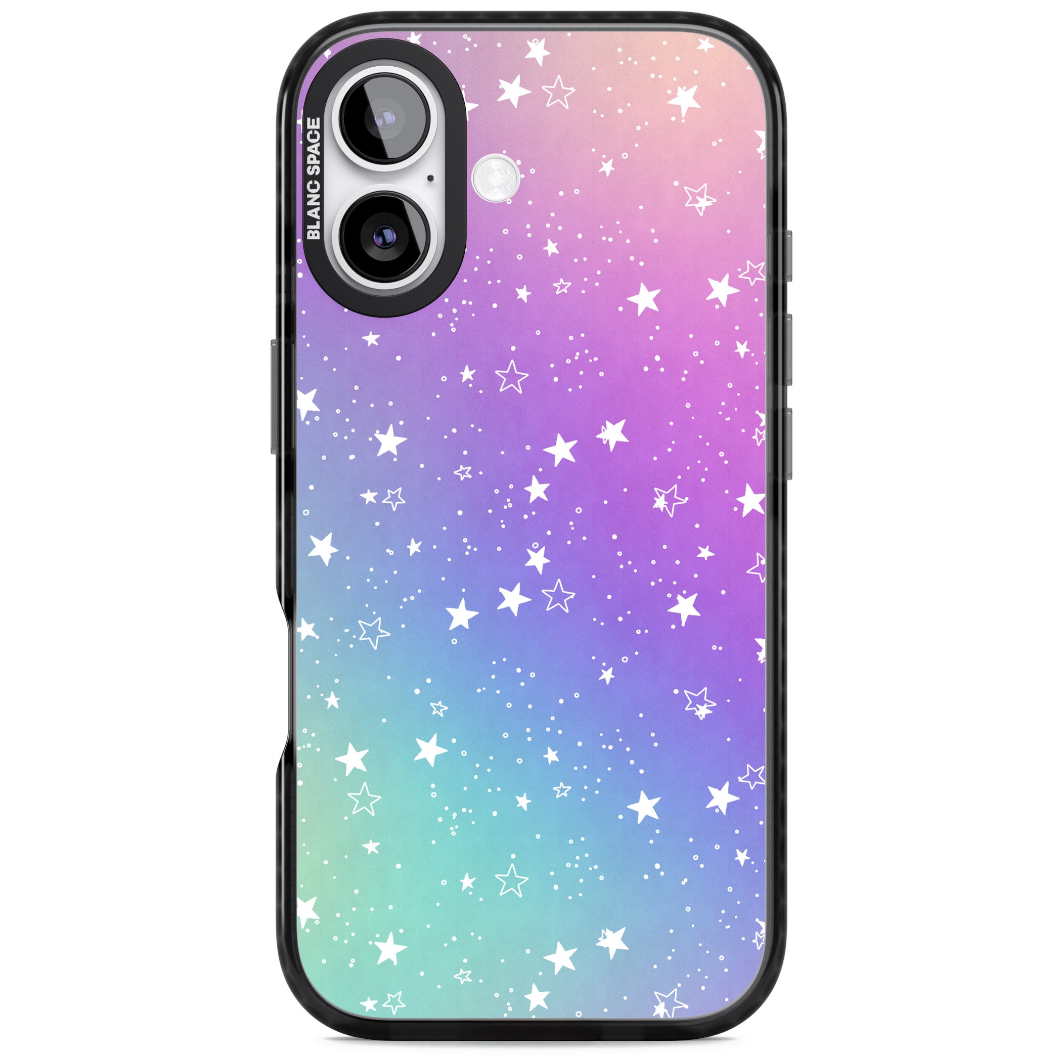 Pastel Starry Sky iPhone 17 Impact Black Phone Case