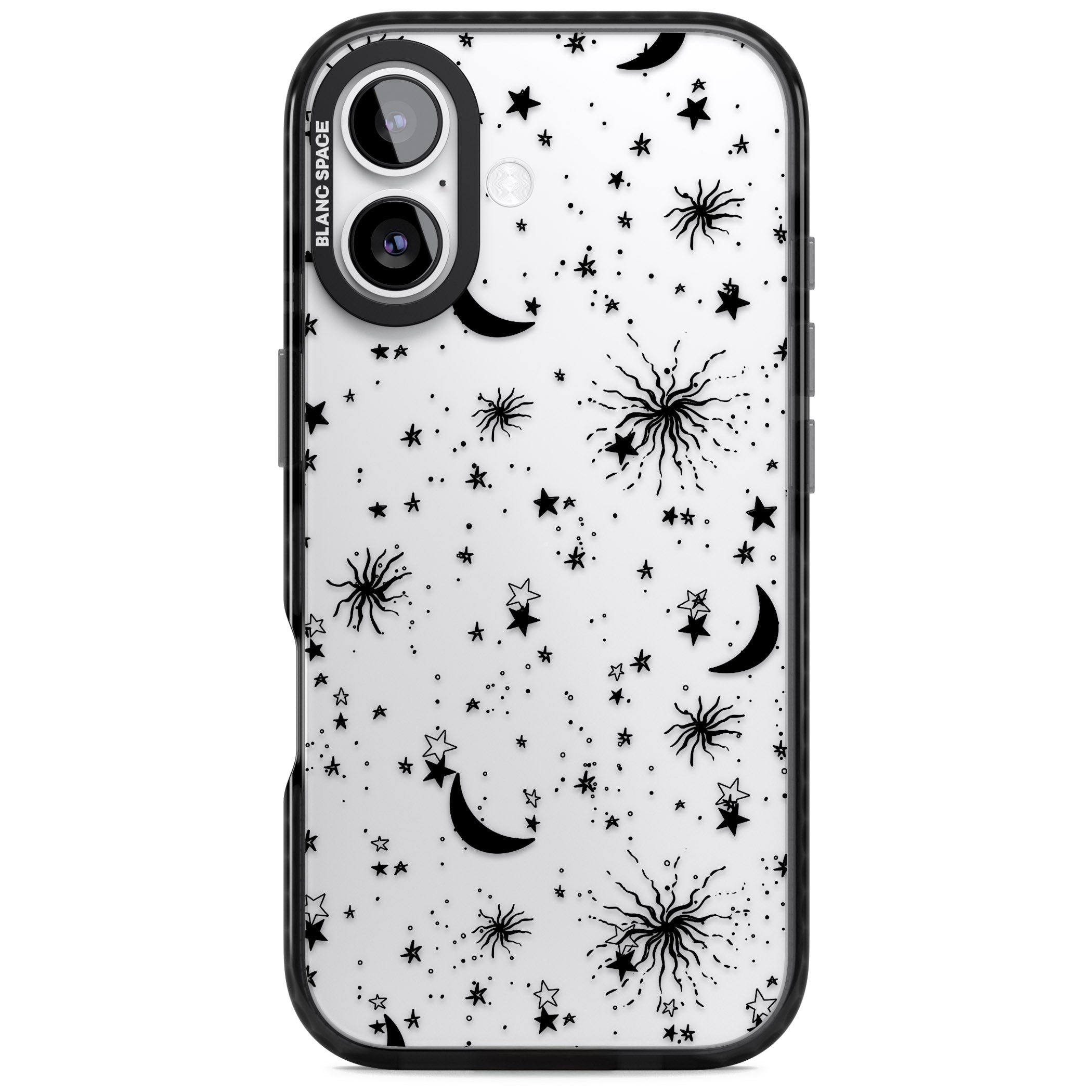Celestial Night iPhone 17 Impact Black Phone Case