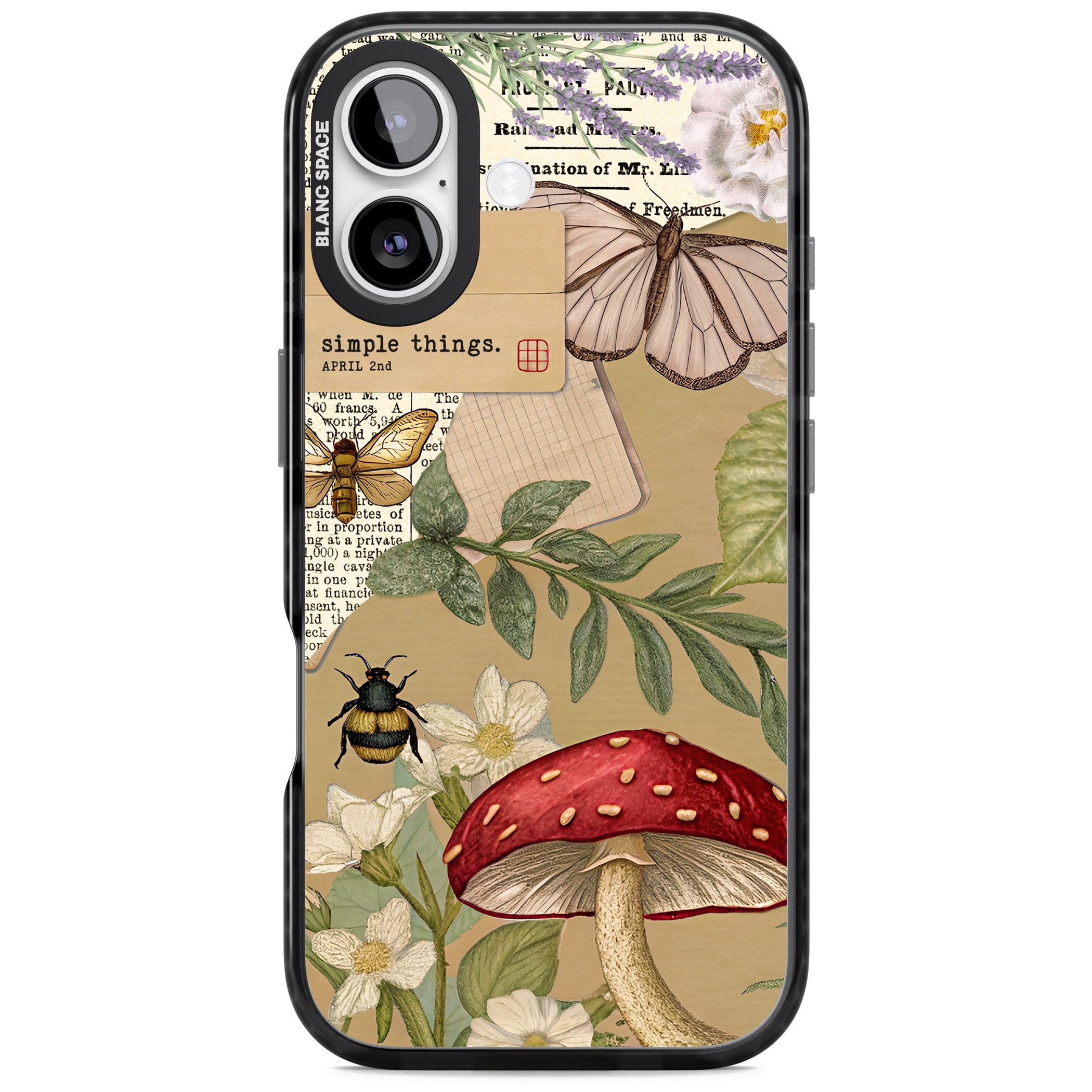 Simple Things iPhone 17 Impact Black Phone Case