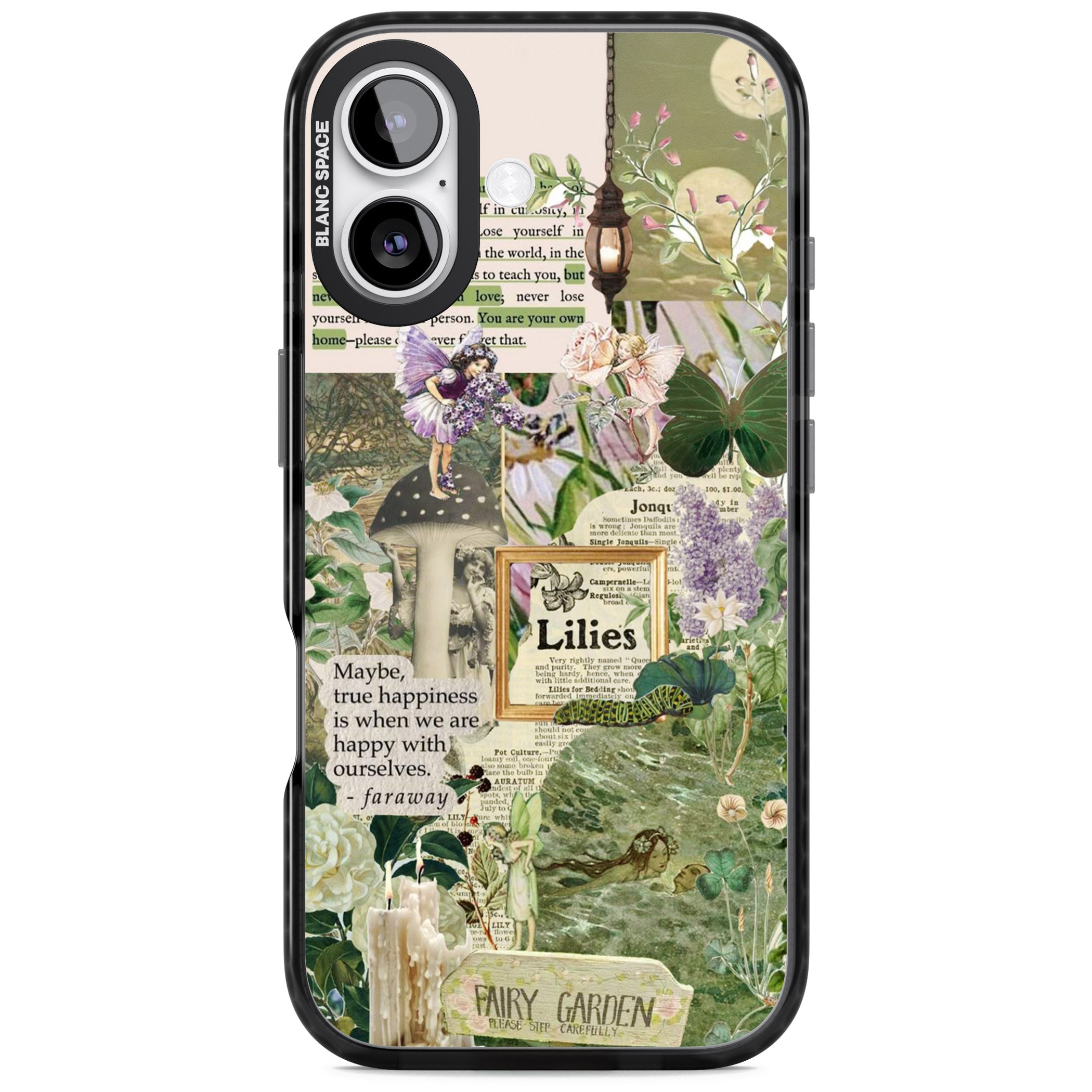 Fairy Garden iPhone 17 Impact Black Phone Case