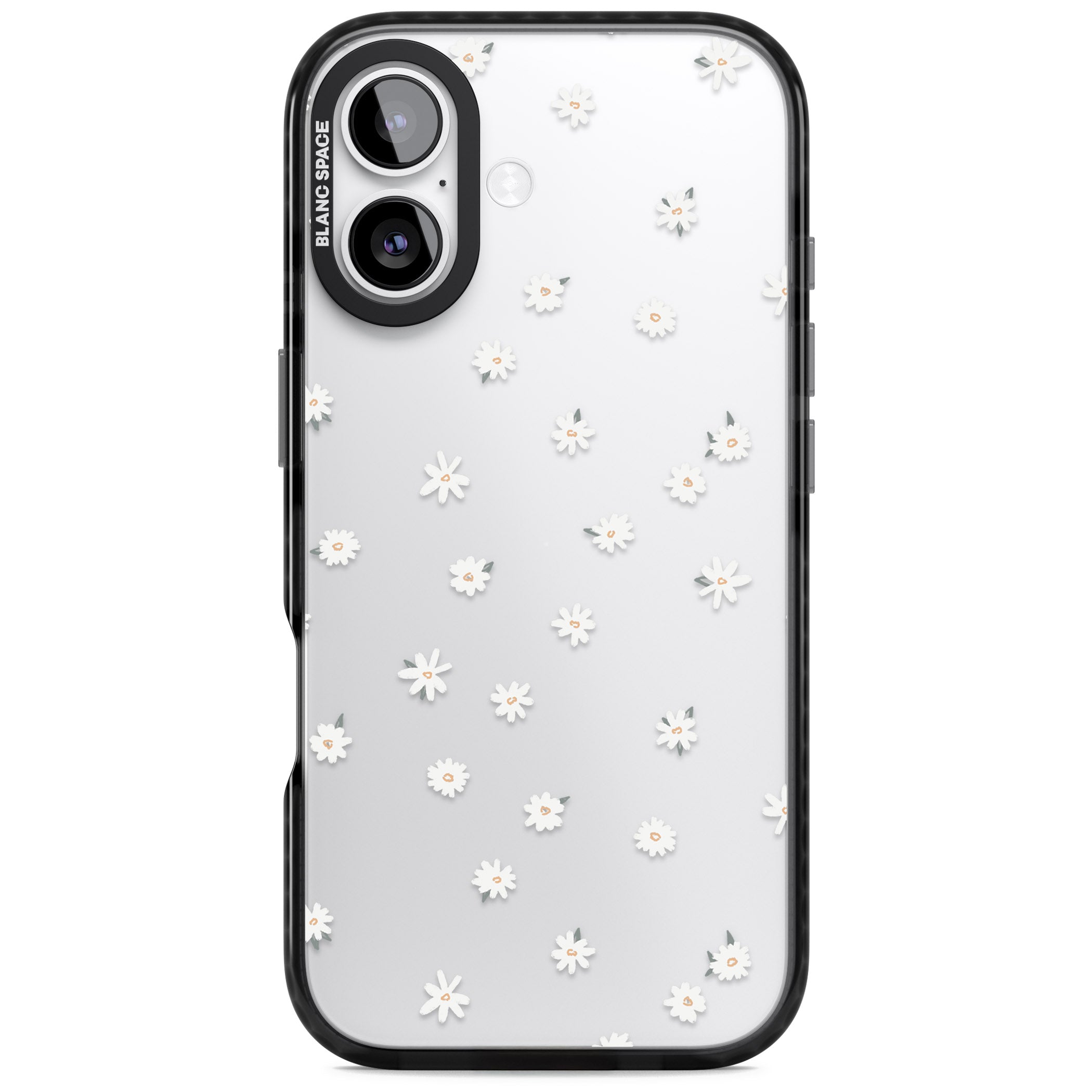 Daisy Dream Clear iPhone 17 Impact Black Phone Case