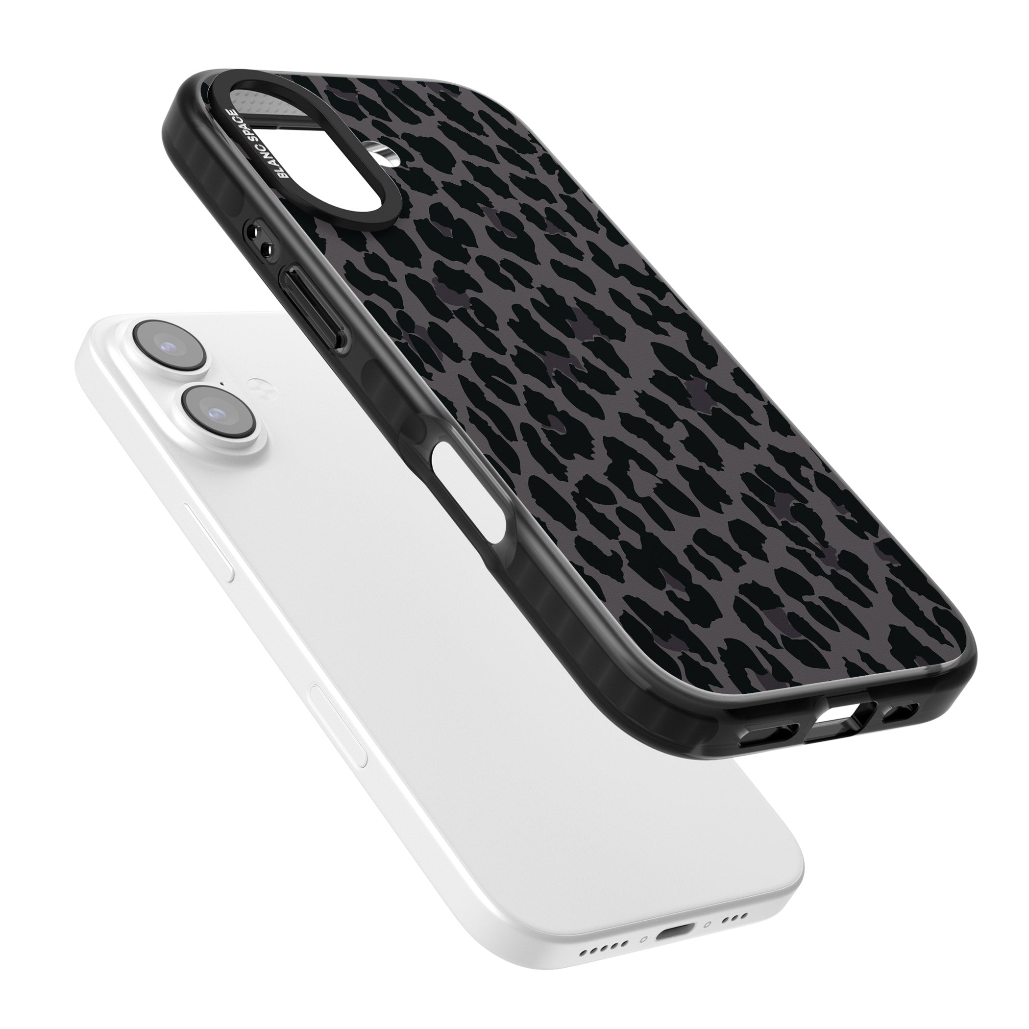 Dark Leopard Print iPhone 17 Impact Black Phone Case Colours