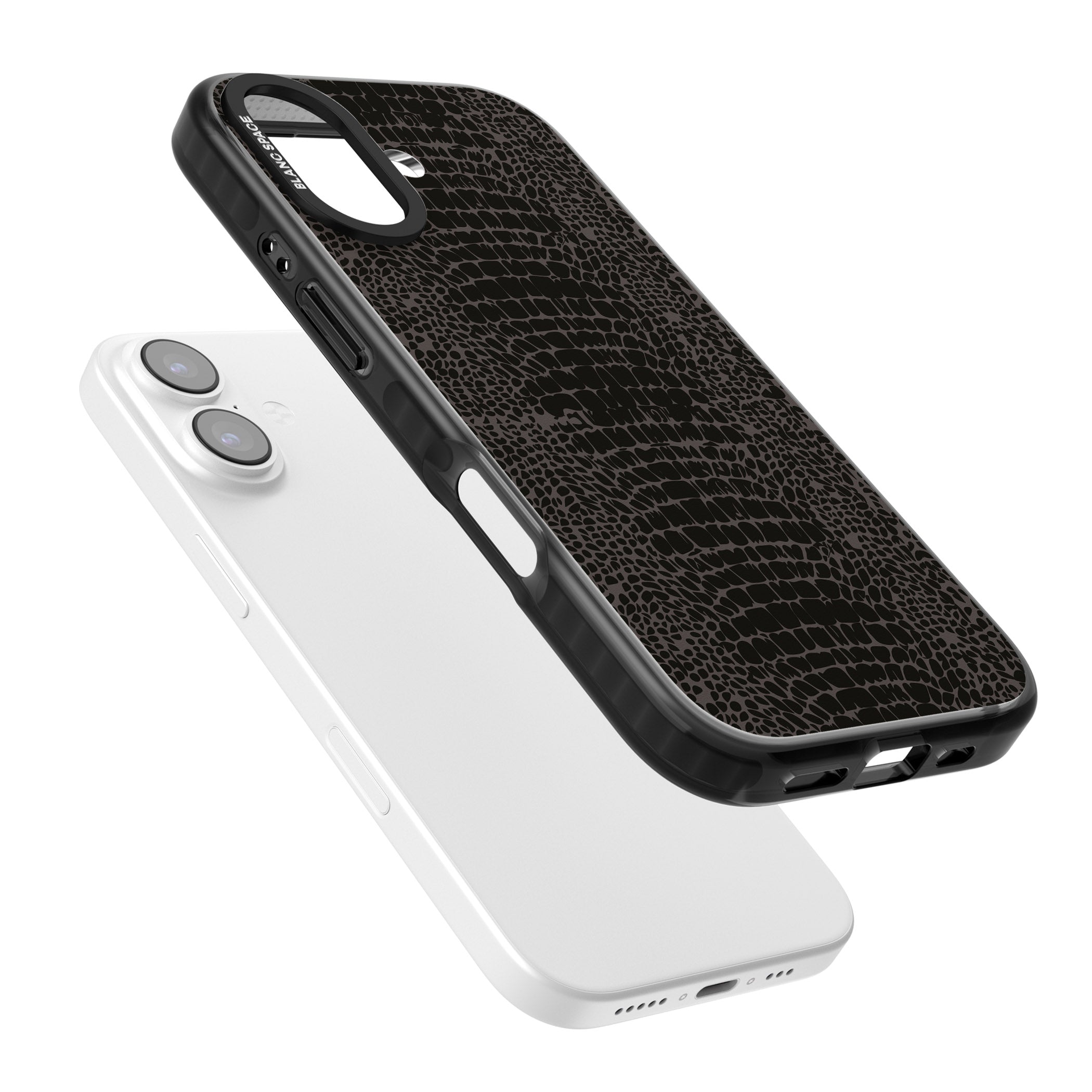 Dark Animal Print Snake Skin iPhone 17 Impact Black Phone Case Colours