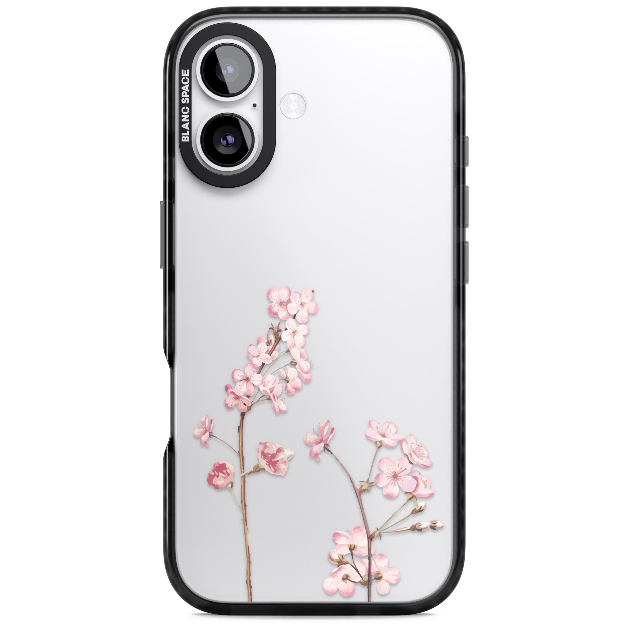 Blossom Flower iPhone 17 Impact Black Phone Case