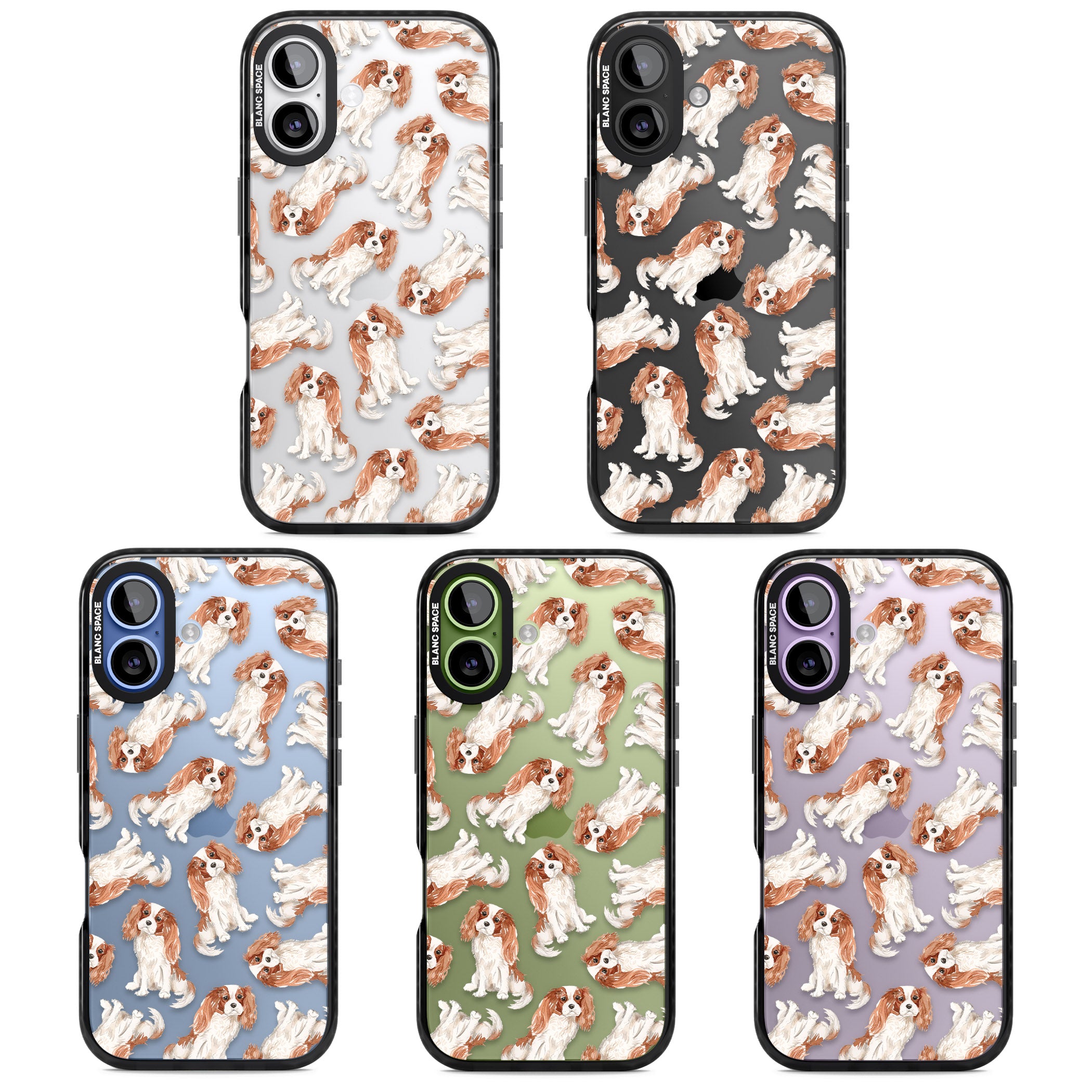 Cavalier King Charles Spaniel iPhone 17 Impact Black Phone Case APT Impact Protection