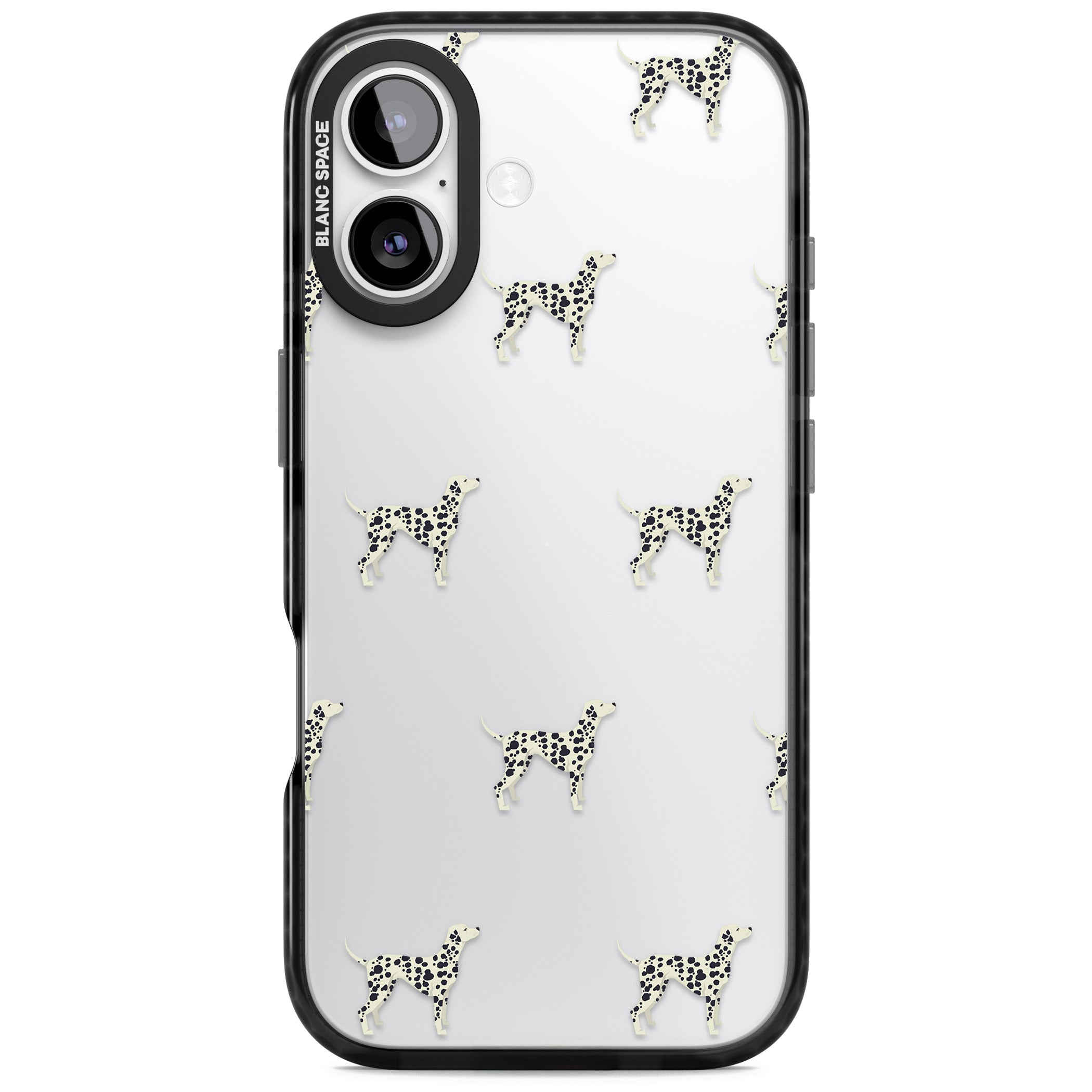 Dalmatian Dog Pattern iPhone 17 Impact Black Phone Case