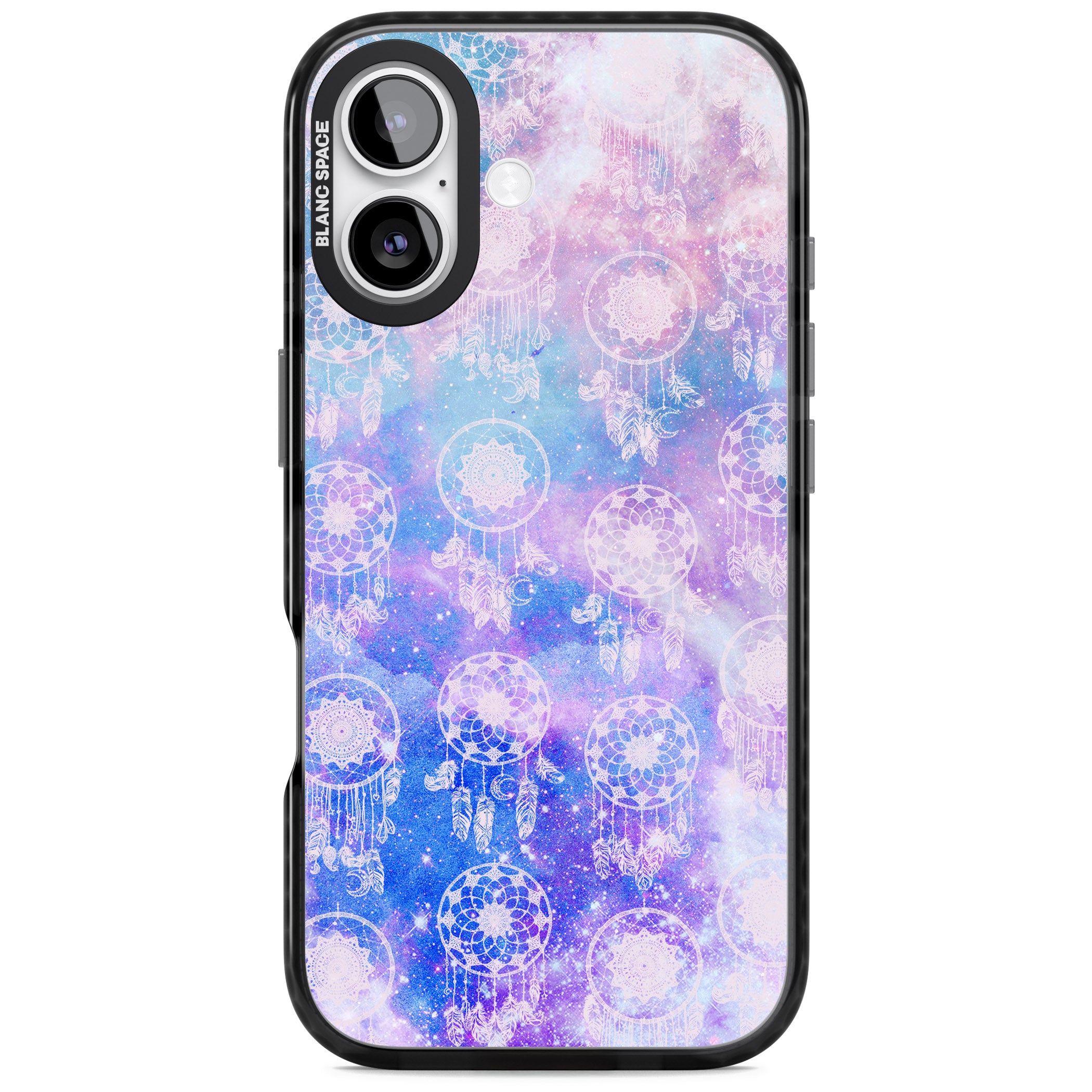 Dreamcatcher Galaxy Tie Dye iPhone 17 Impact Black Phone Case