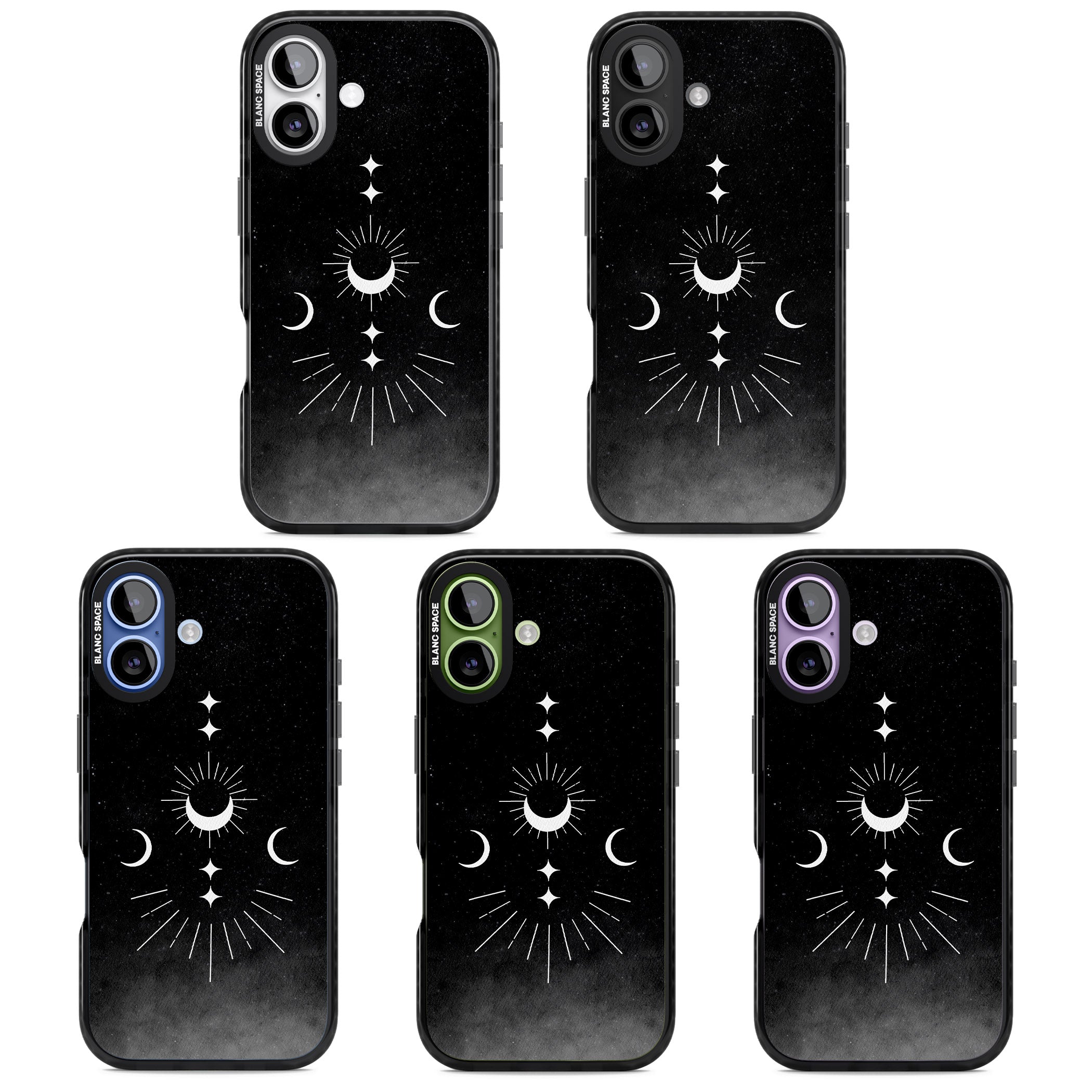 Lunar Mandala iPhone 17 Impact Black Phone Case APT Impact Protection