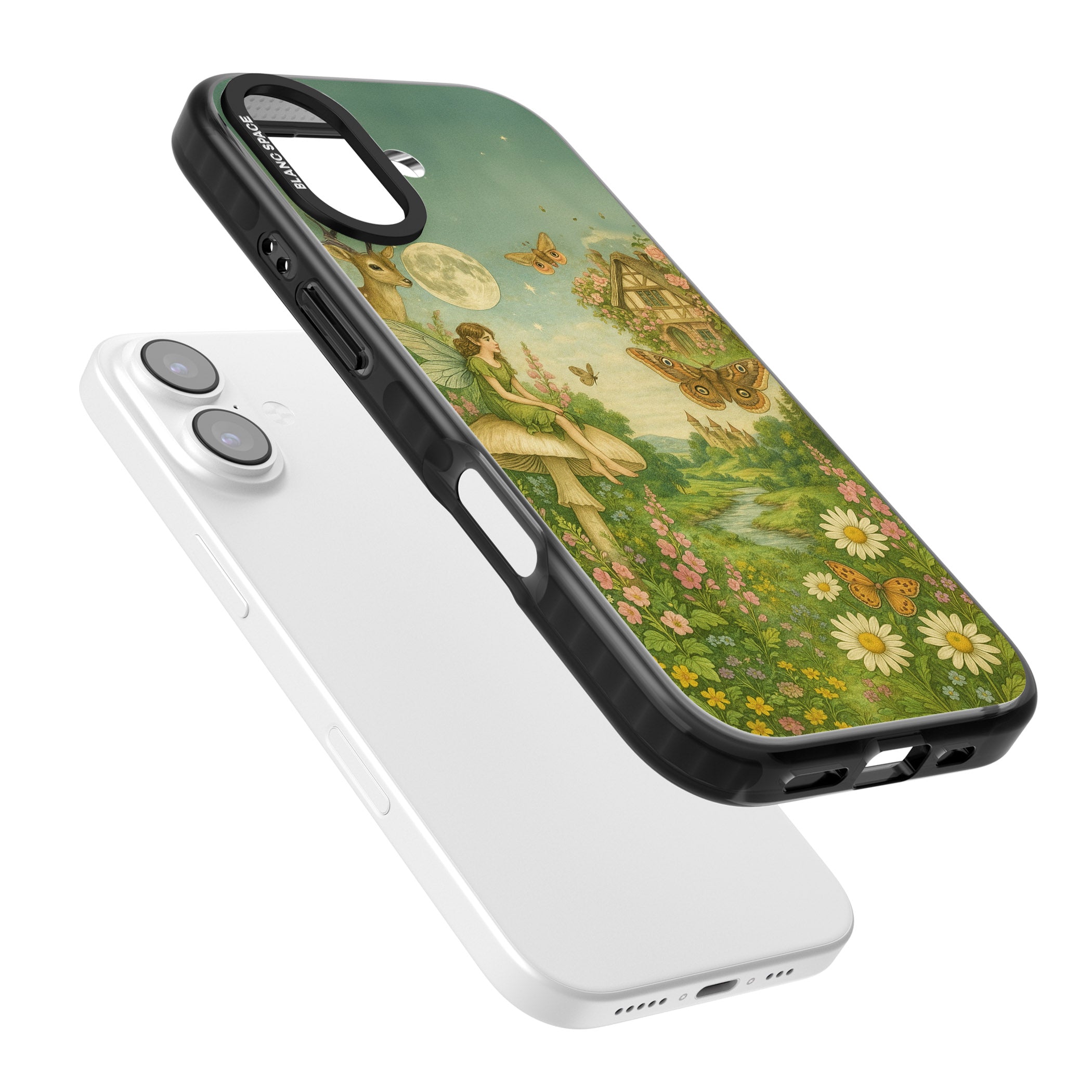 Cottage Fairy iPhone 17 Impact Black Phone Case Colours