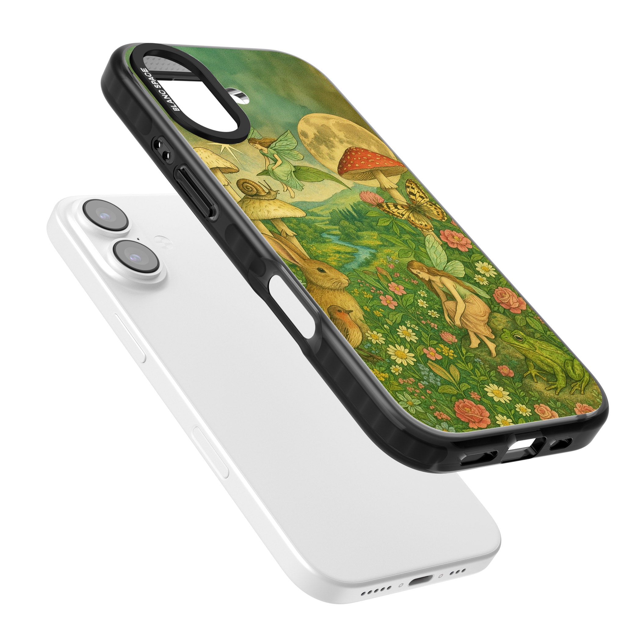 Fairies & Flowers iPhone 17 Impact Black Phone Case Colours