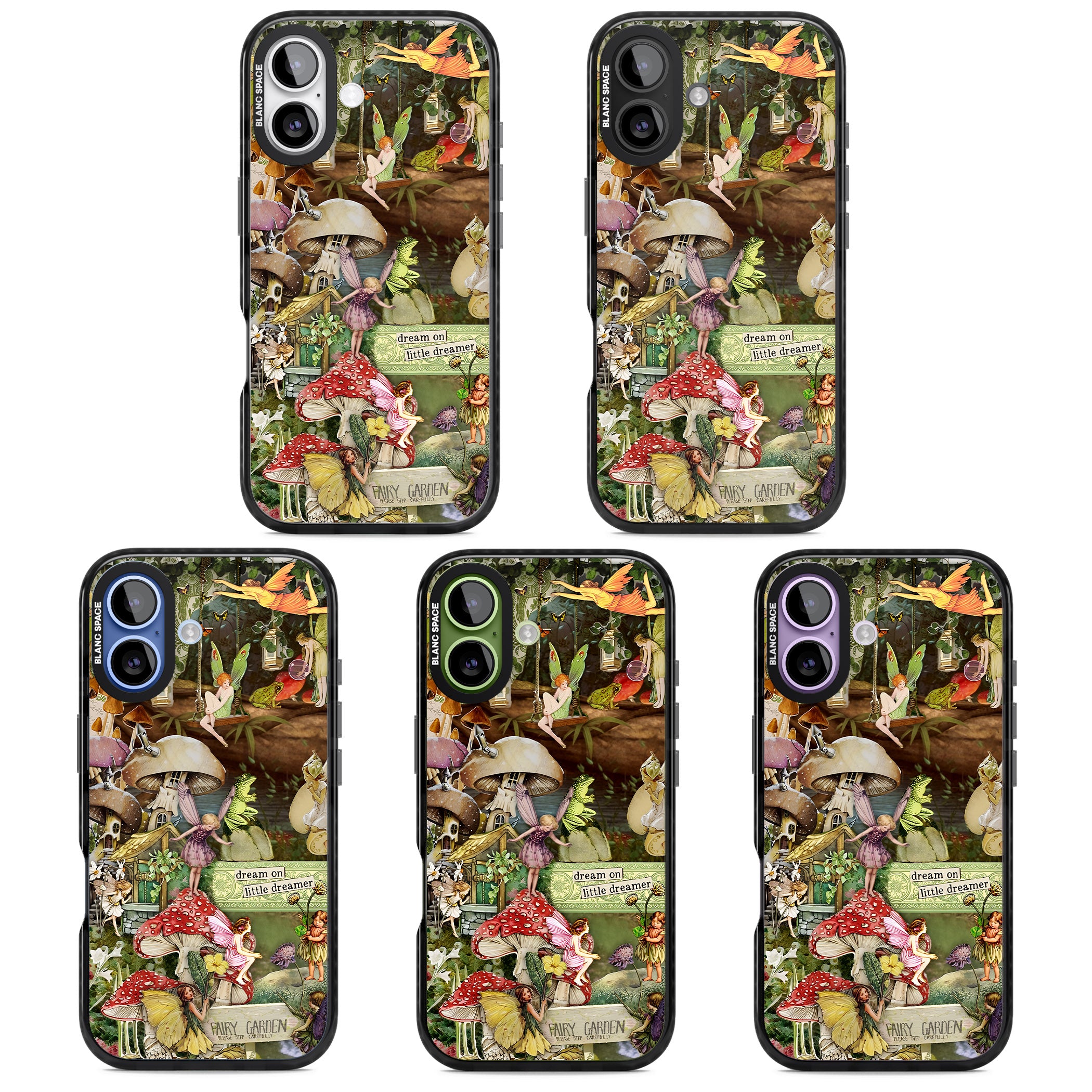 Dreamy Garden iPhone 17 Impact Black Phone Case APT Impact Protection