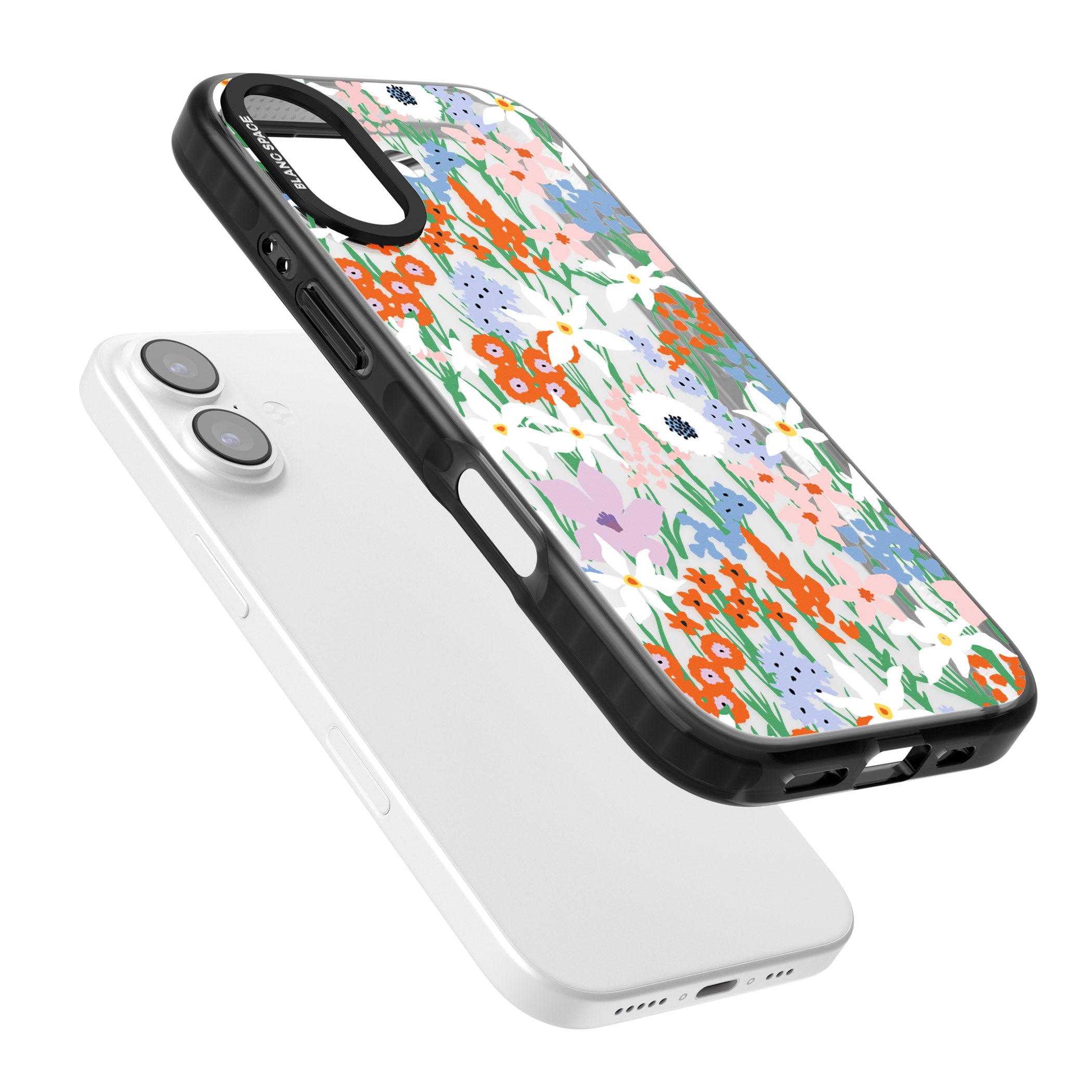 Floral Bouquet: Vibrant Blooms iPhone 17 Impact Black Phone Case Colours