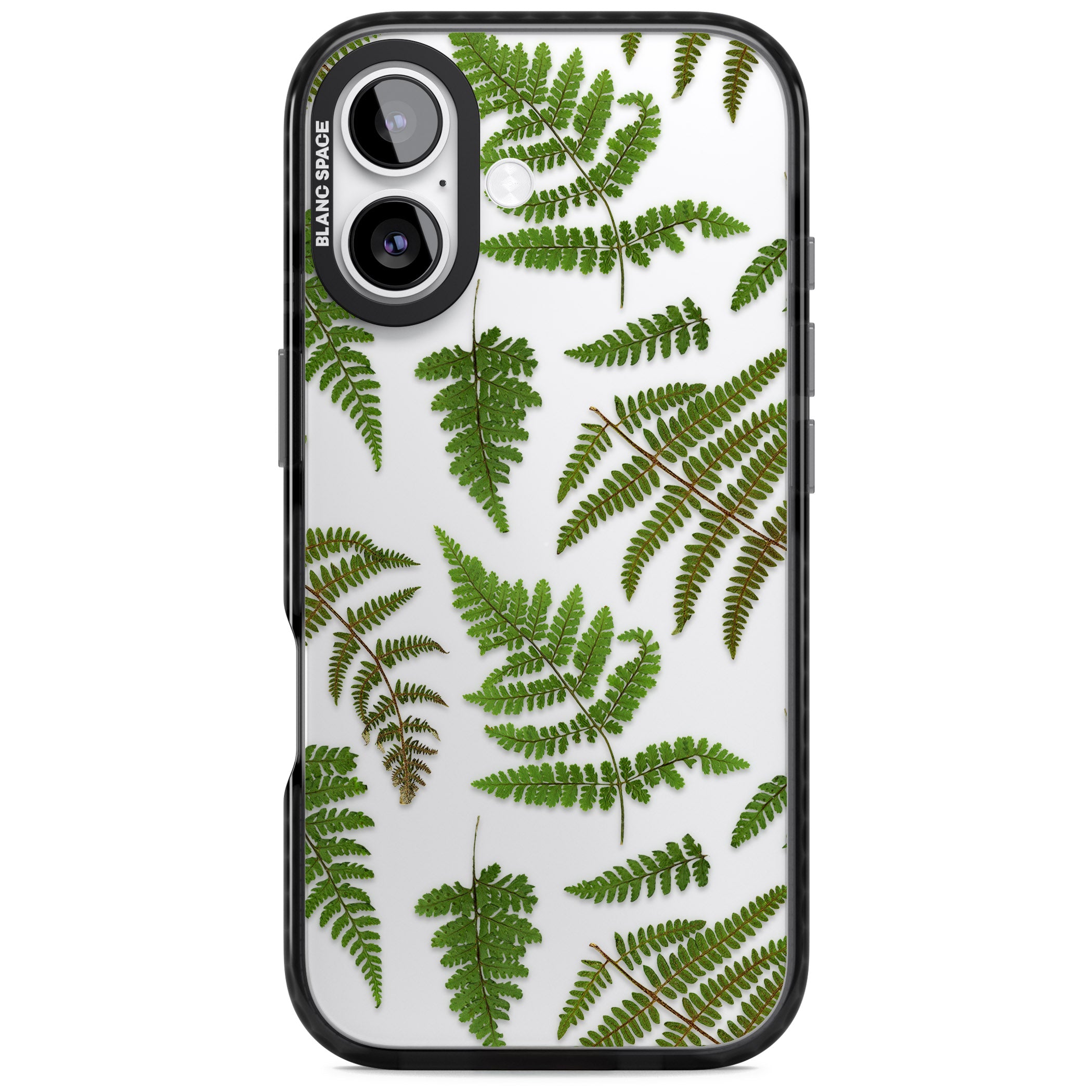 Leafy Ferns iPhone 17 Impact Black Phone Case