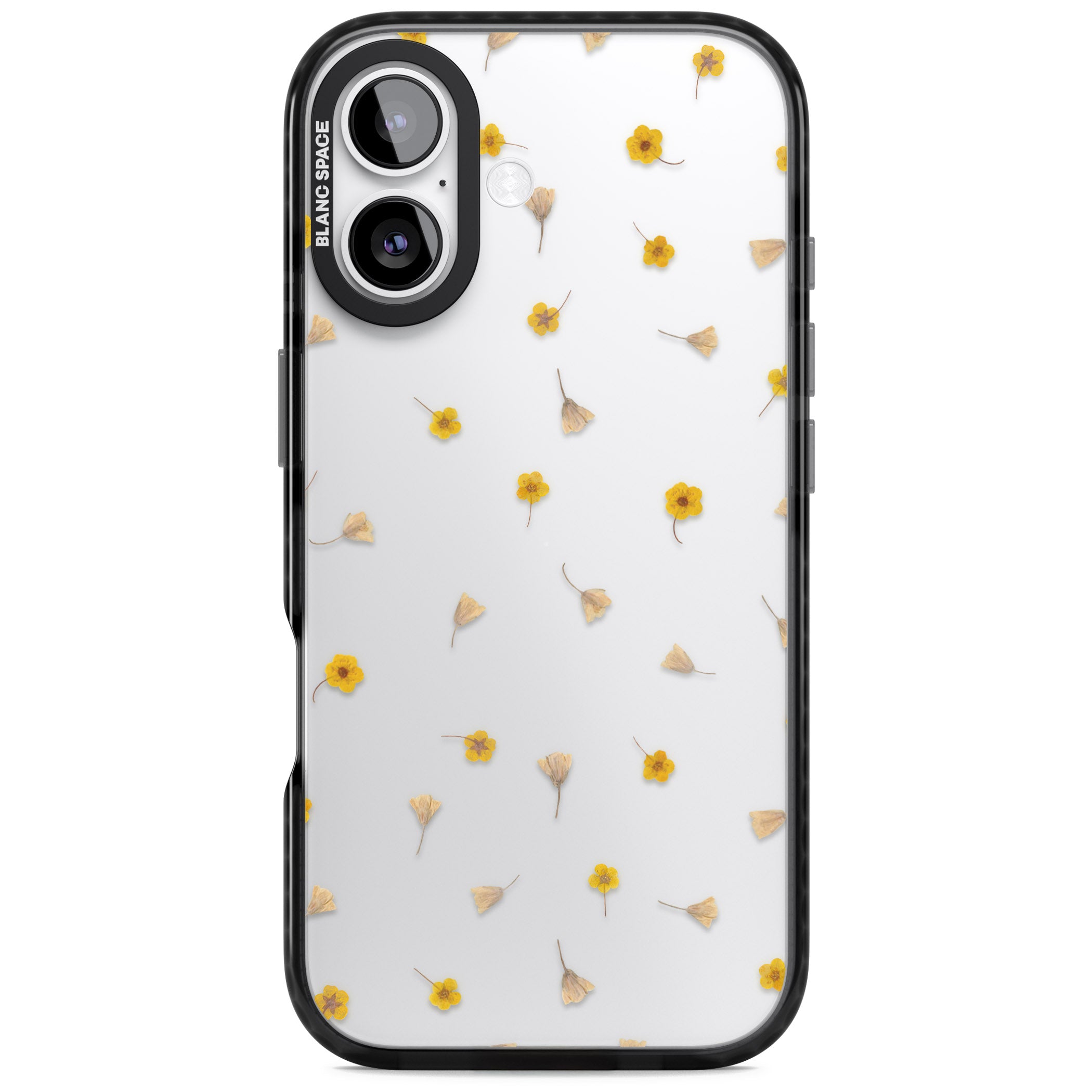Tiny Yellow Flower iPhone 17 Impact Black Phone Case