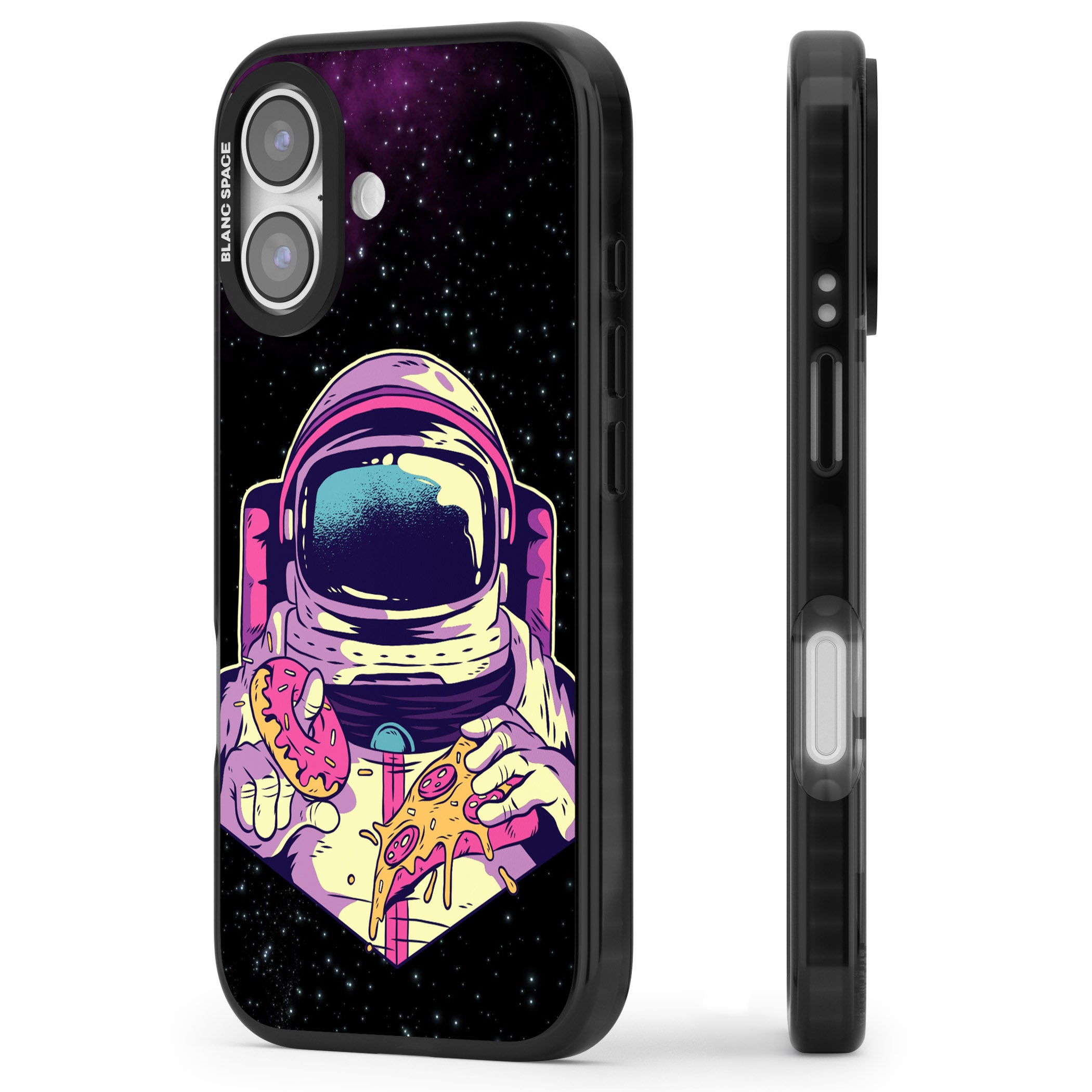 Astro Cheat Meal iPhone 17 Impact Black Phone Case Side Profile