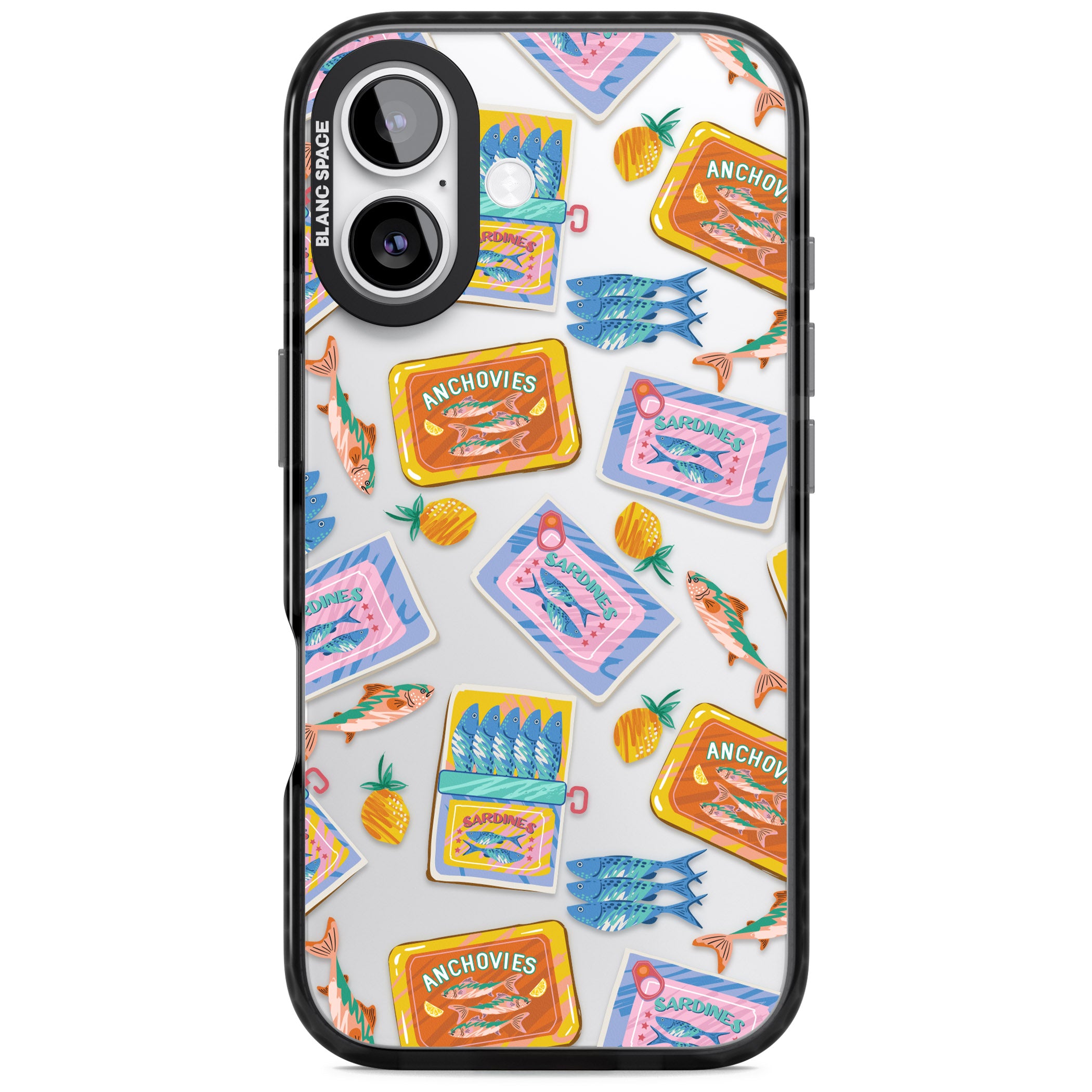 Sardines & Anchovies iPhone 17 Impact Black Phone Case
