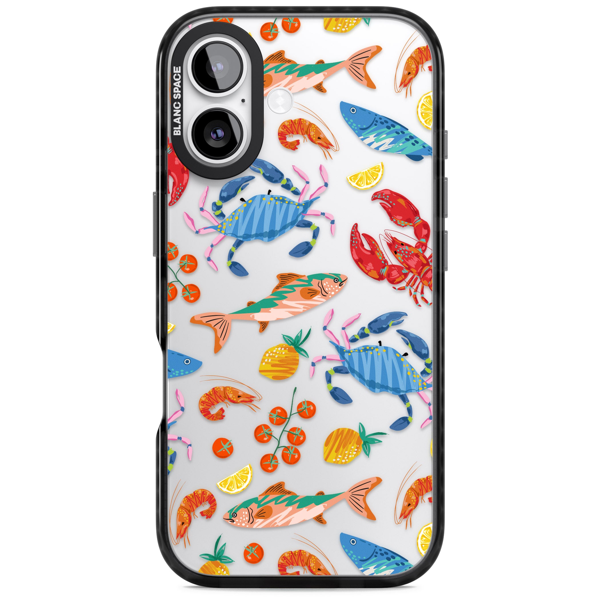 Vibrant Sealife iPhone 17 Impact Black Phone Case