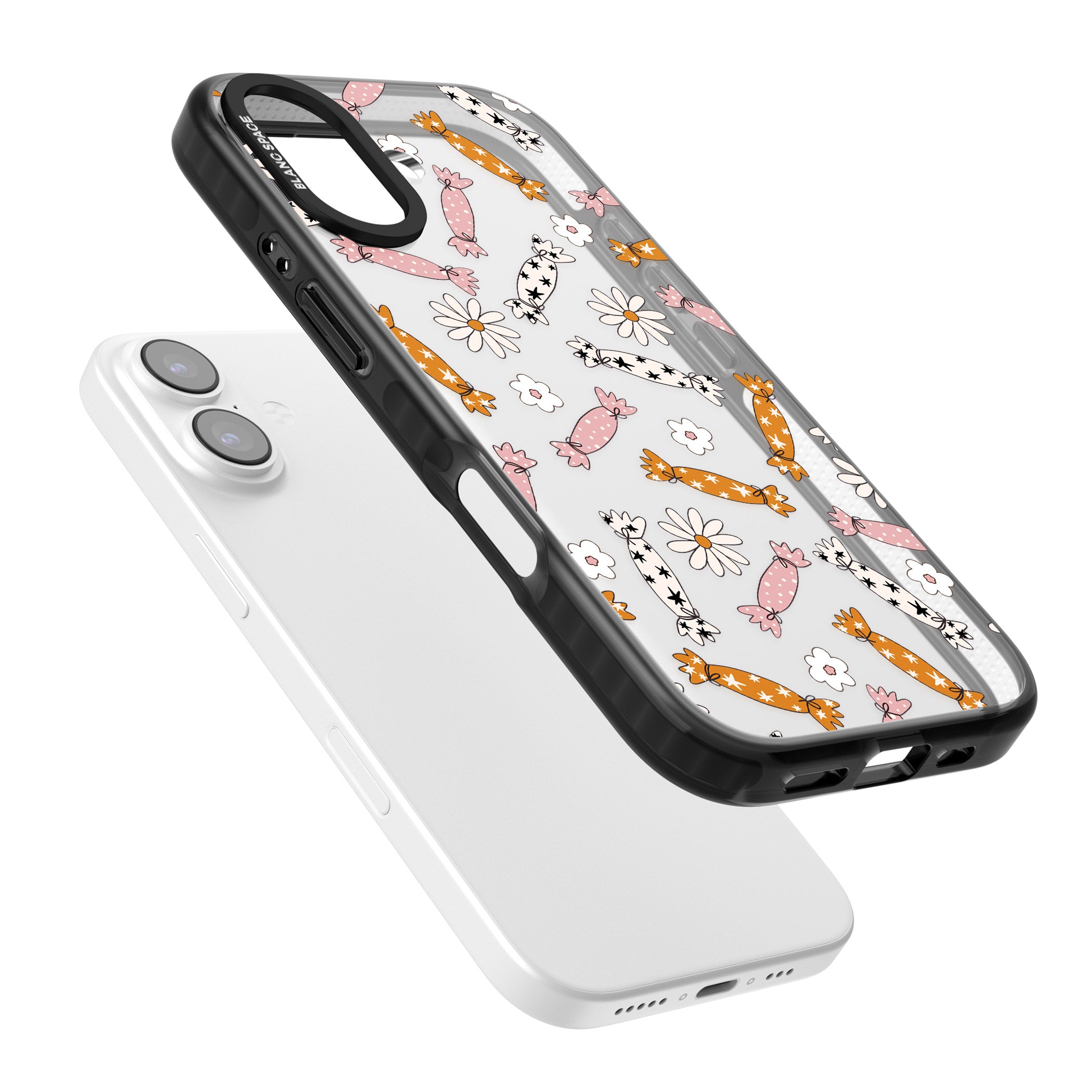 Floral Candy iPhone 17 Impact Black Phone Case Colours