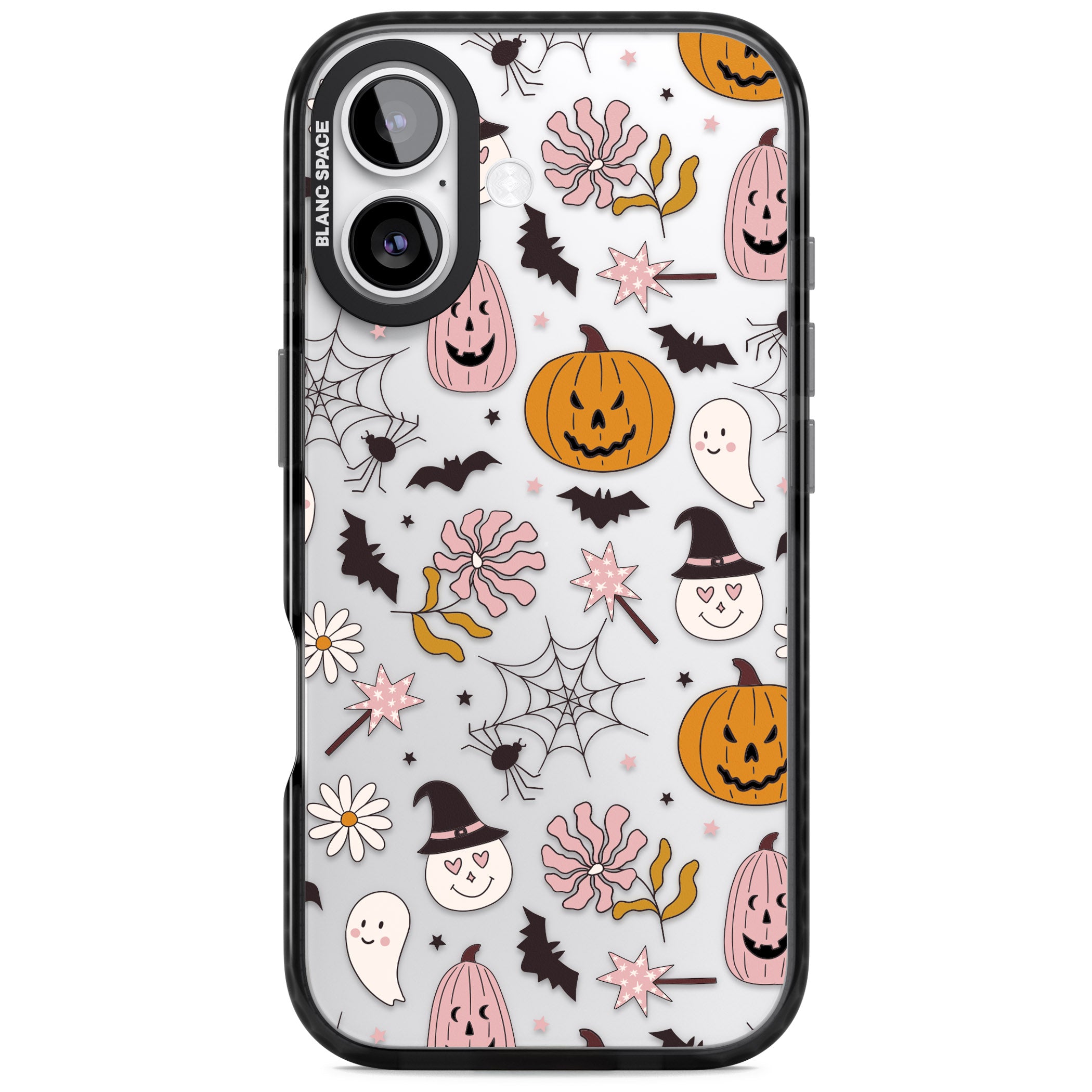 Spooky Mix iPhone 17 Impact Black Phone Case