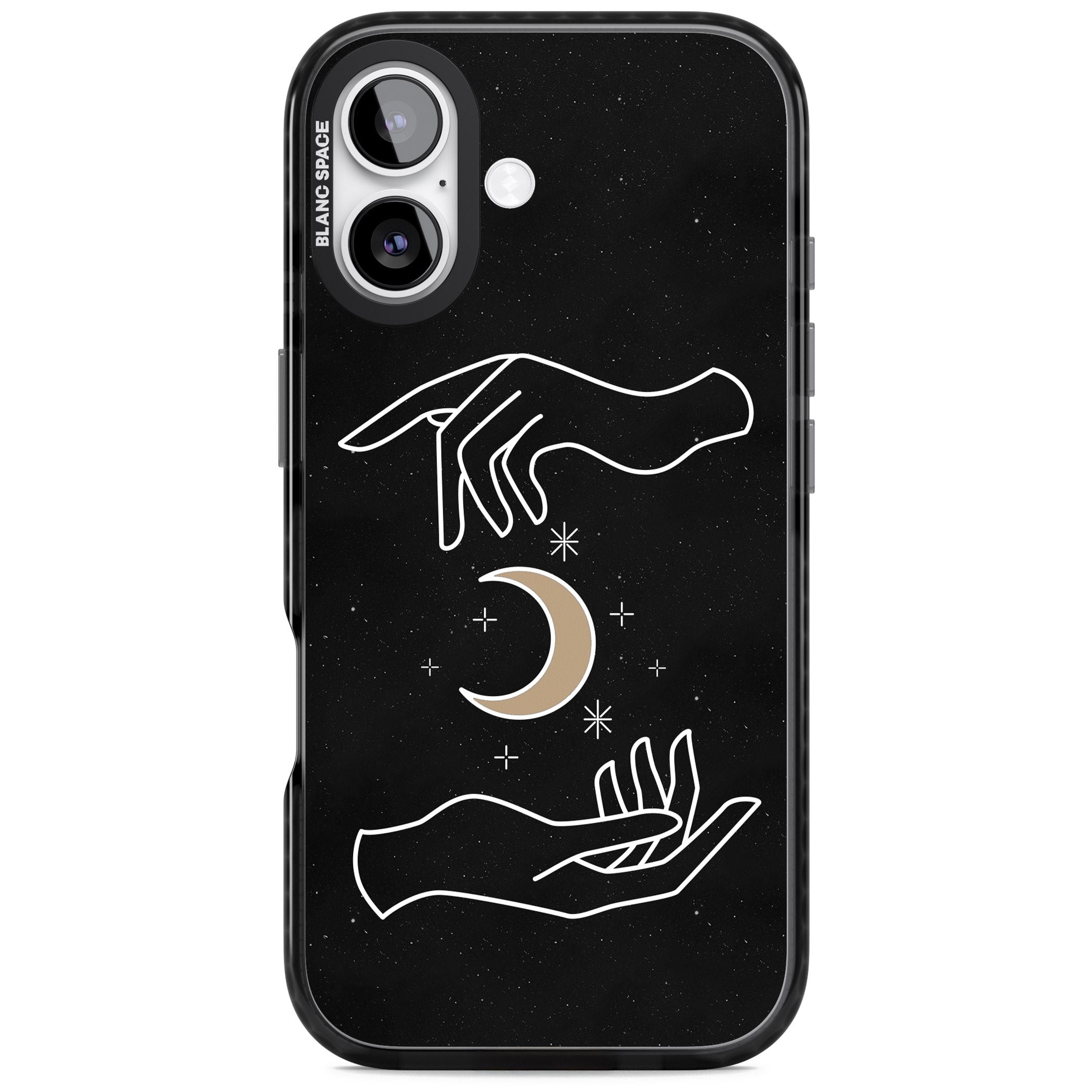 Cosmic Hands iPhone 17 Impact Black Phone Case